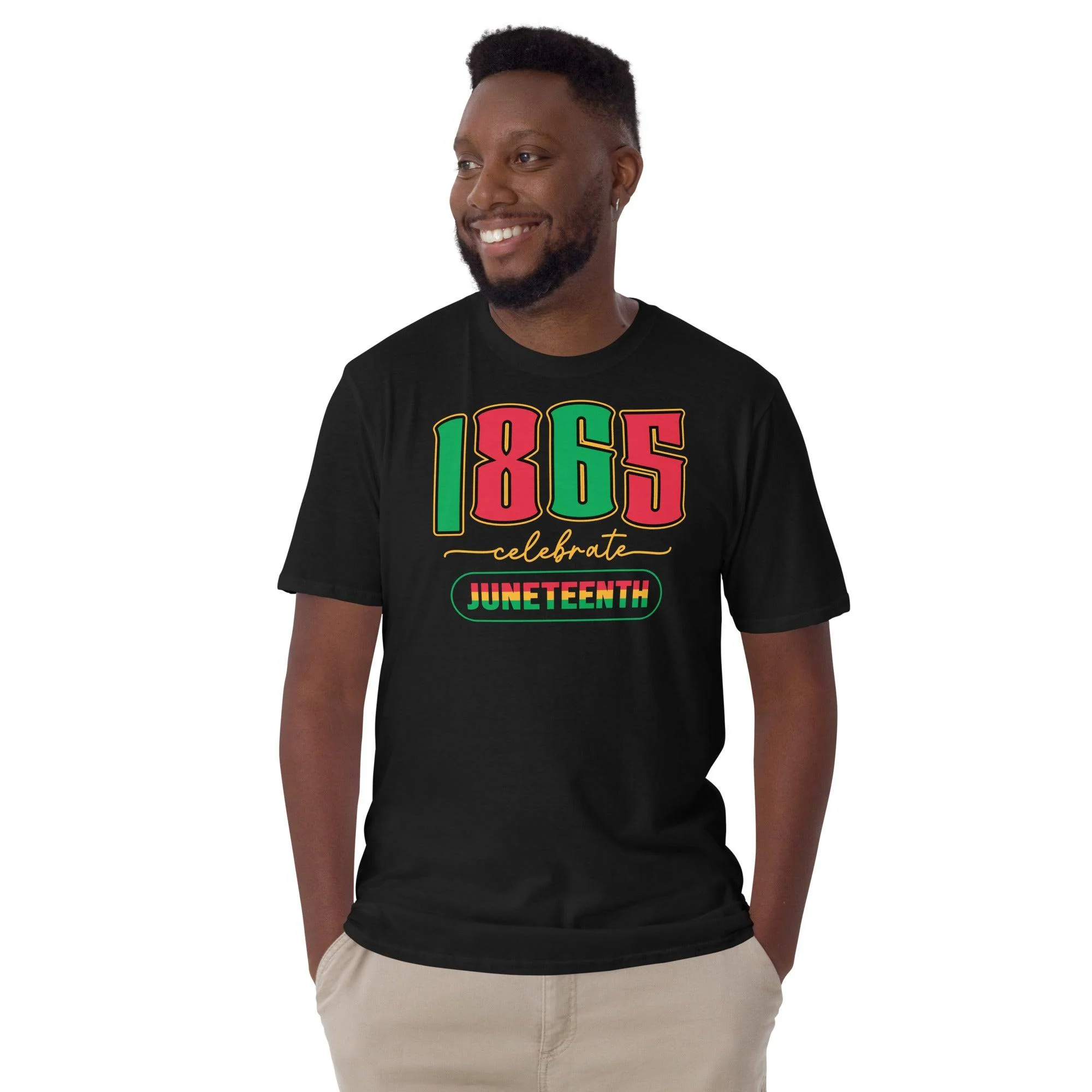 1865 Celebrate Juneteenth Athletic Unisex T-Shirt - Image 4