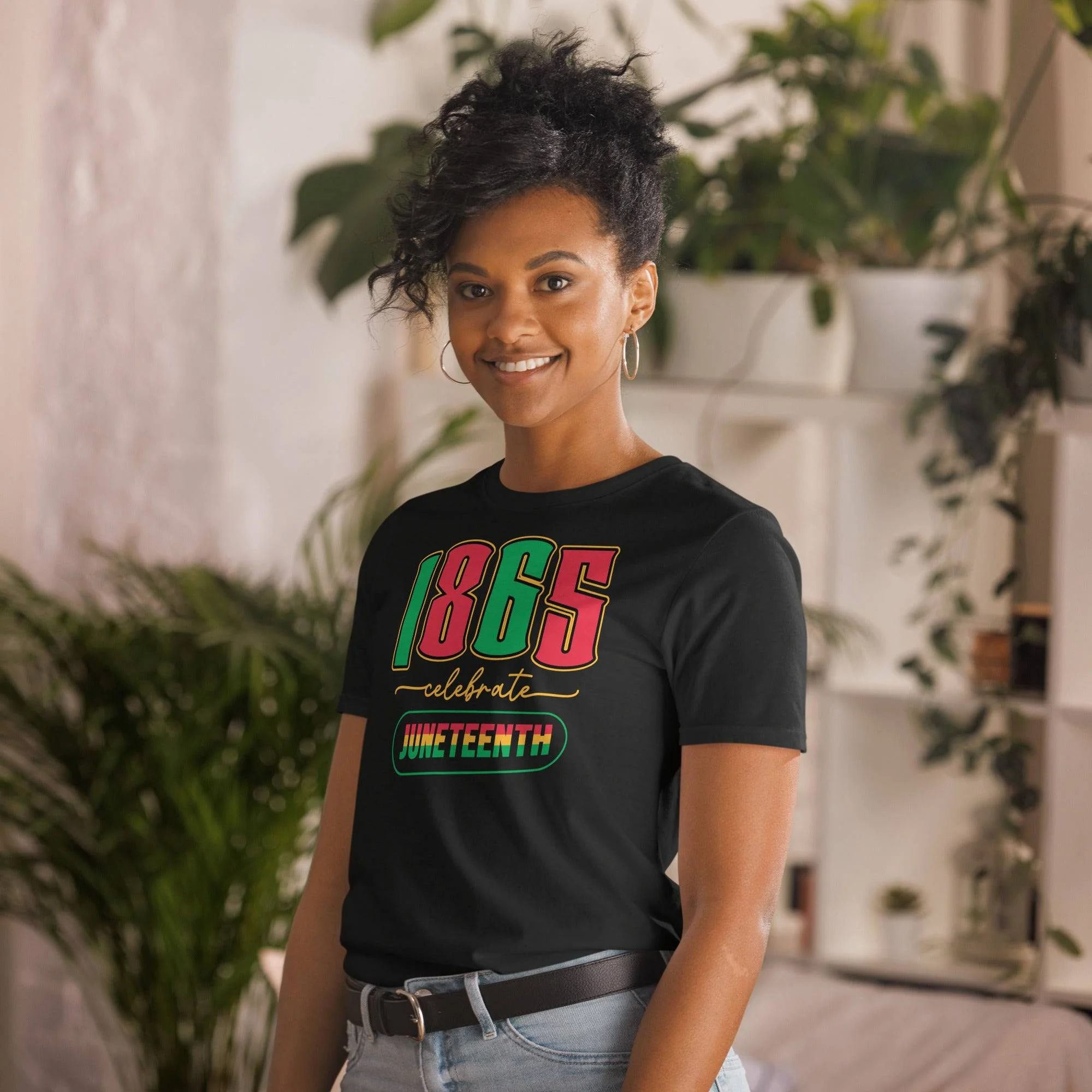 1865 Celebrate Juneteenth Athletic Unisex T-Shirt - Image 5
