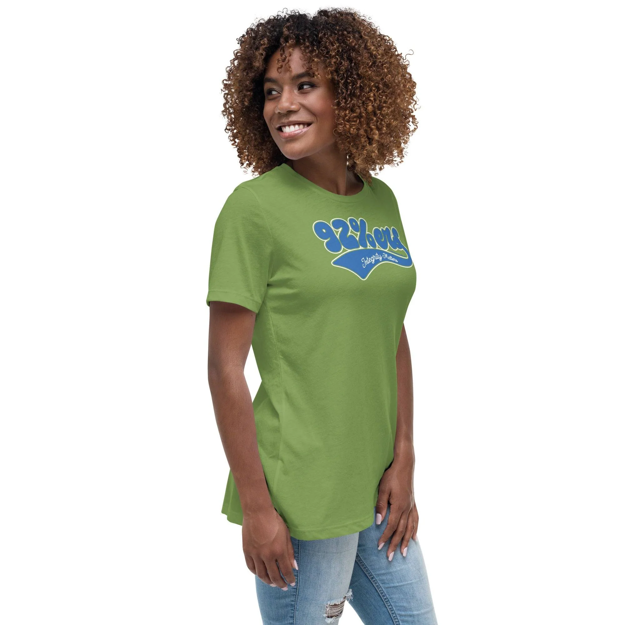 92%ers Integrity Matters Womens Relaxed T-Shirt - Image 9