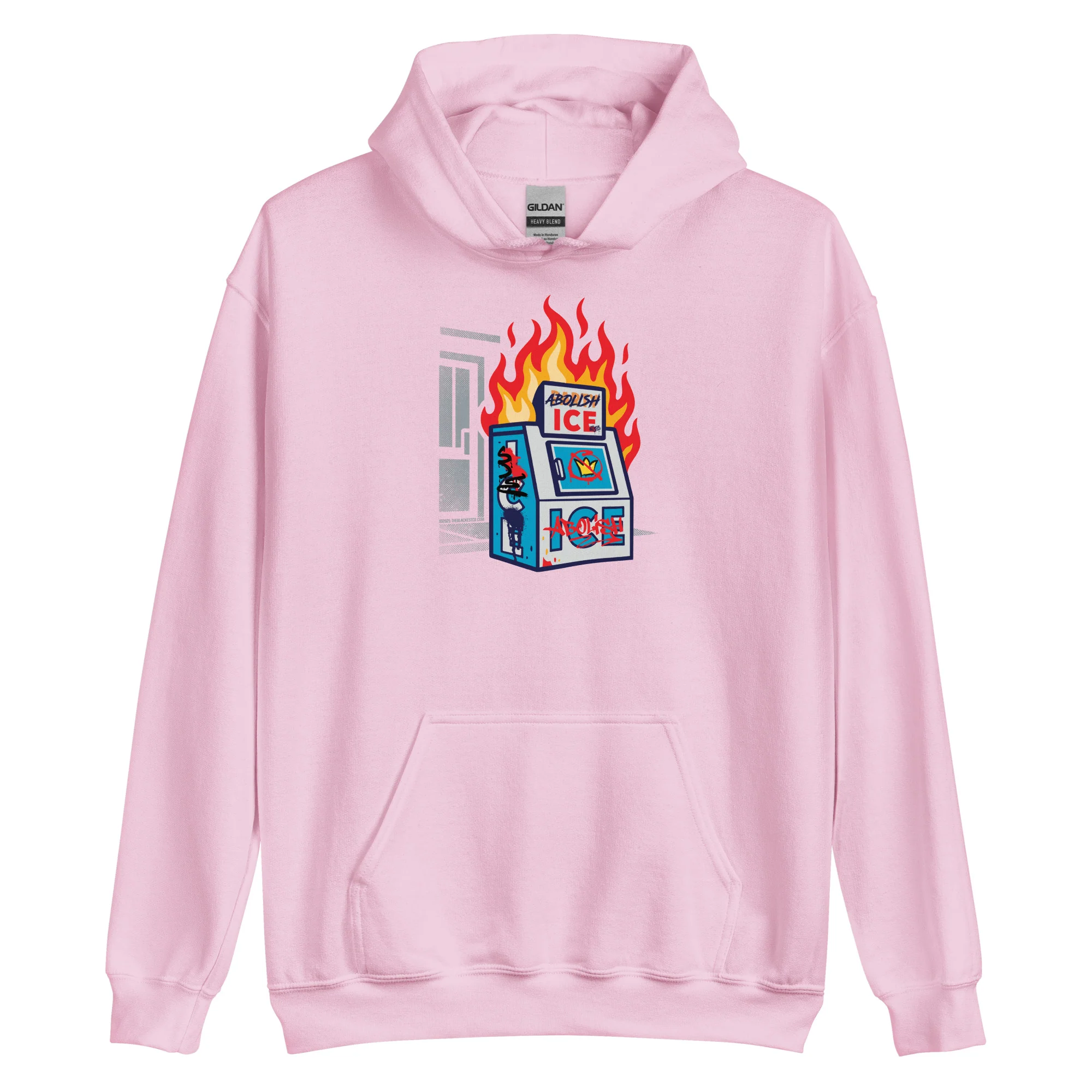 Abolish ICE Unisex Pullover Hoodie by TheBlackest Co. - Image 11