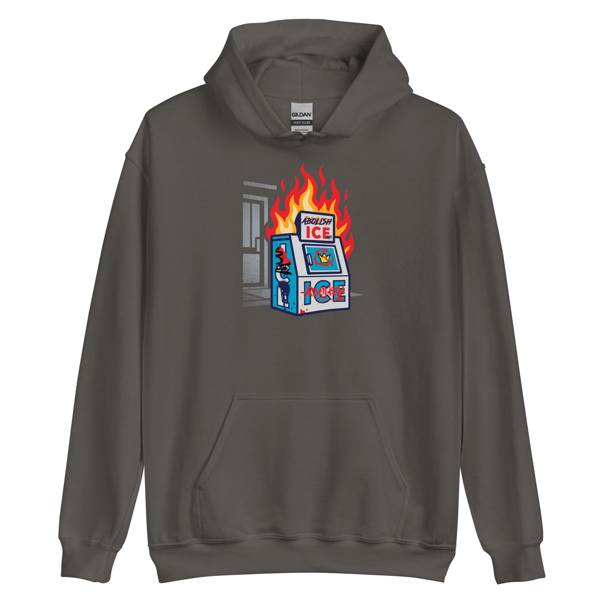 Abolish ICE Unisex Pullover Hoodie by TheBlackest Co. - Image 7