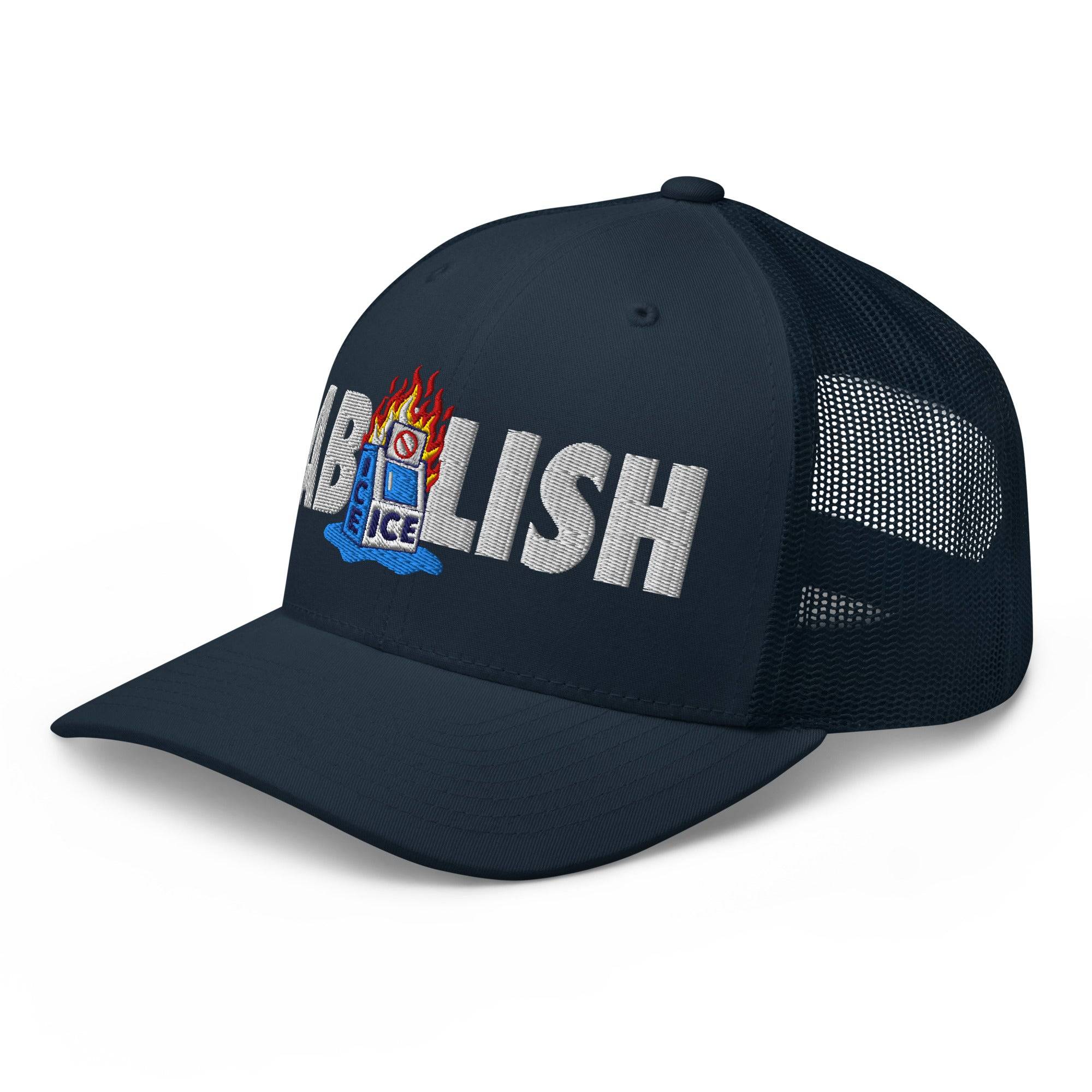 ABOLISH Burning ICE Machine Trucker Hat - Image 9