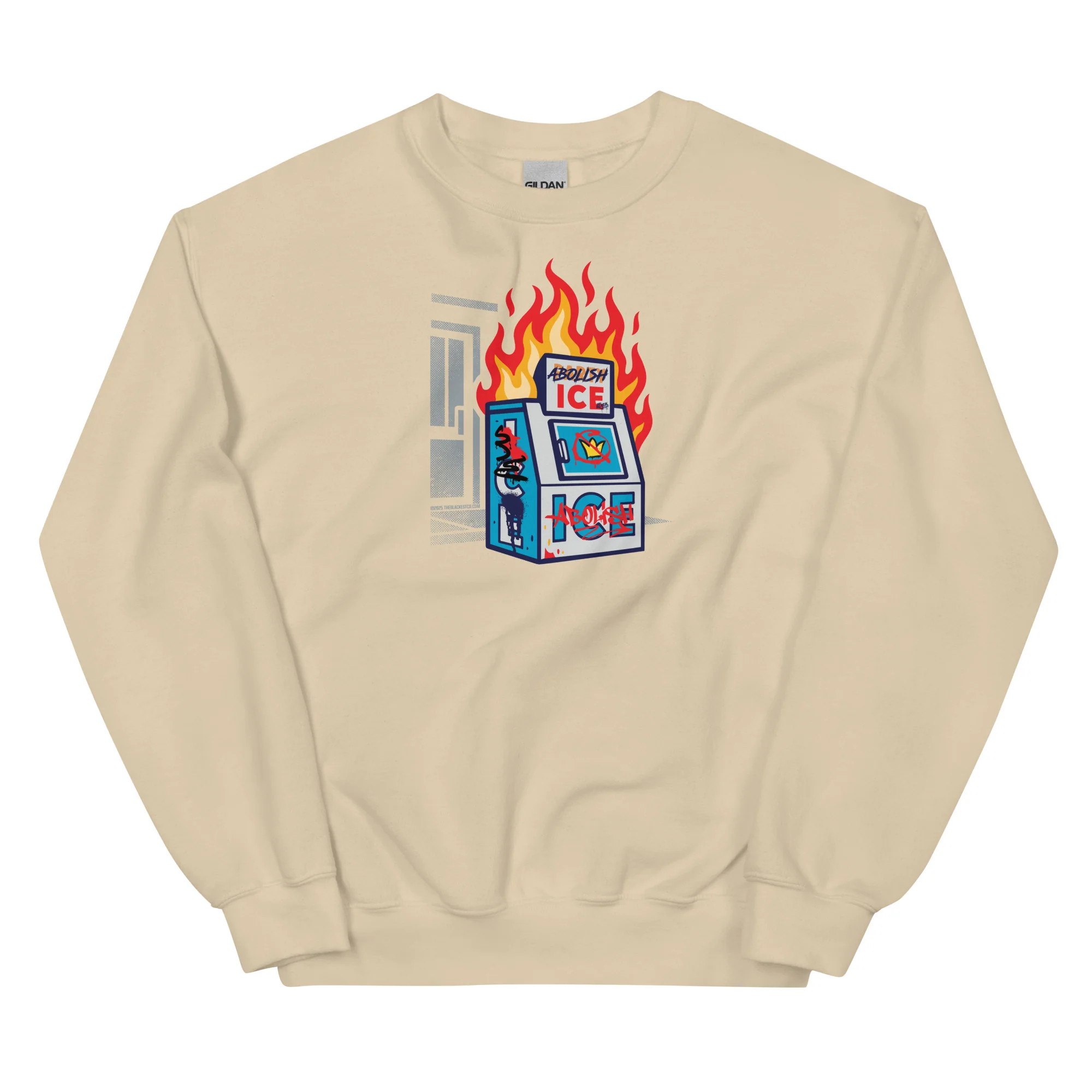 Abolish Ice Protest Crewneck Unisex Sweatshirt - Image 10