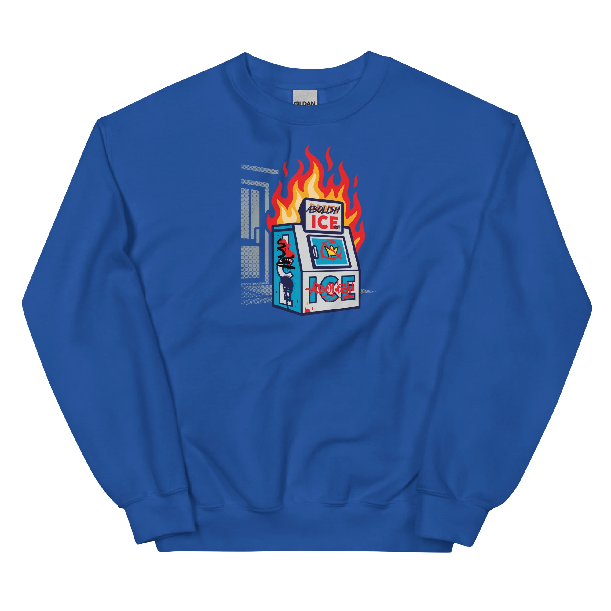 Abolish Ice Protest Crewneck Unisex Sweatshirt - Image 6