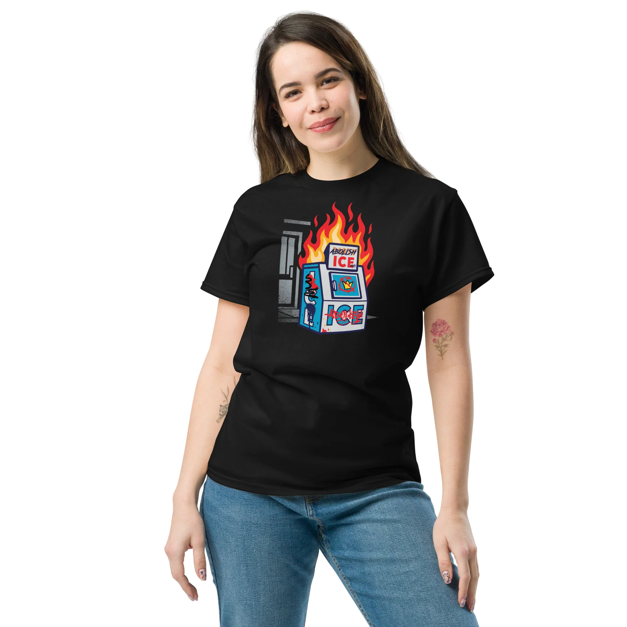 Abolish Ice Unisex Staple T-Shirt - Image 2