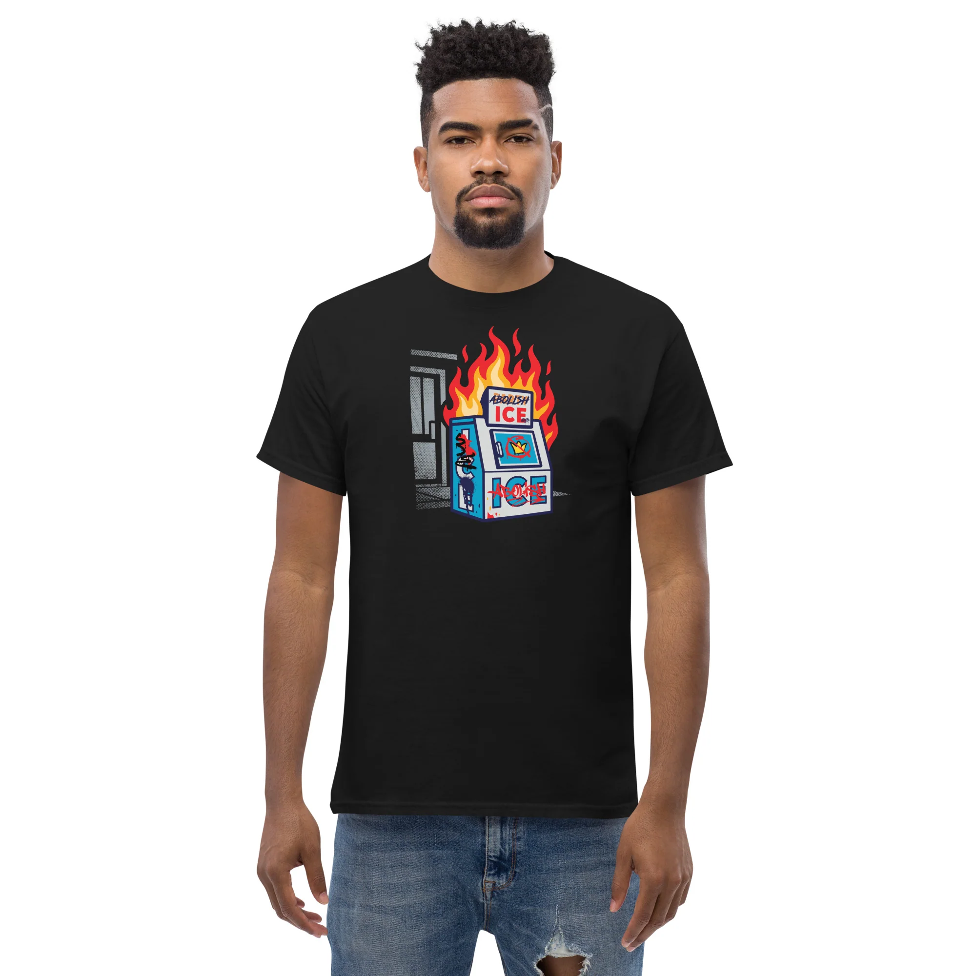 Abolish Ice Unisex Staple T-Shirt - Image 3