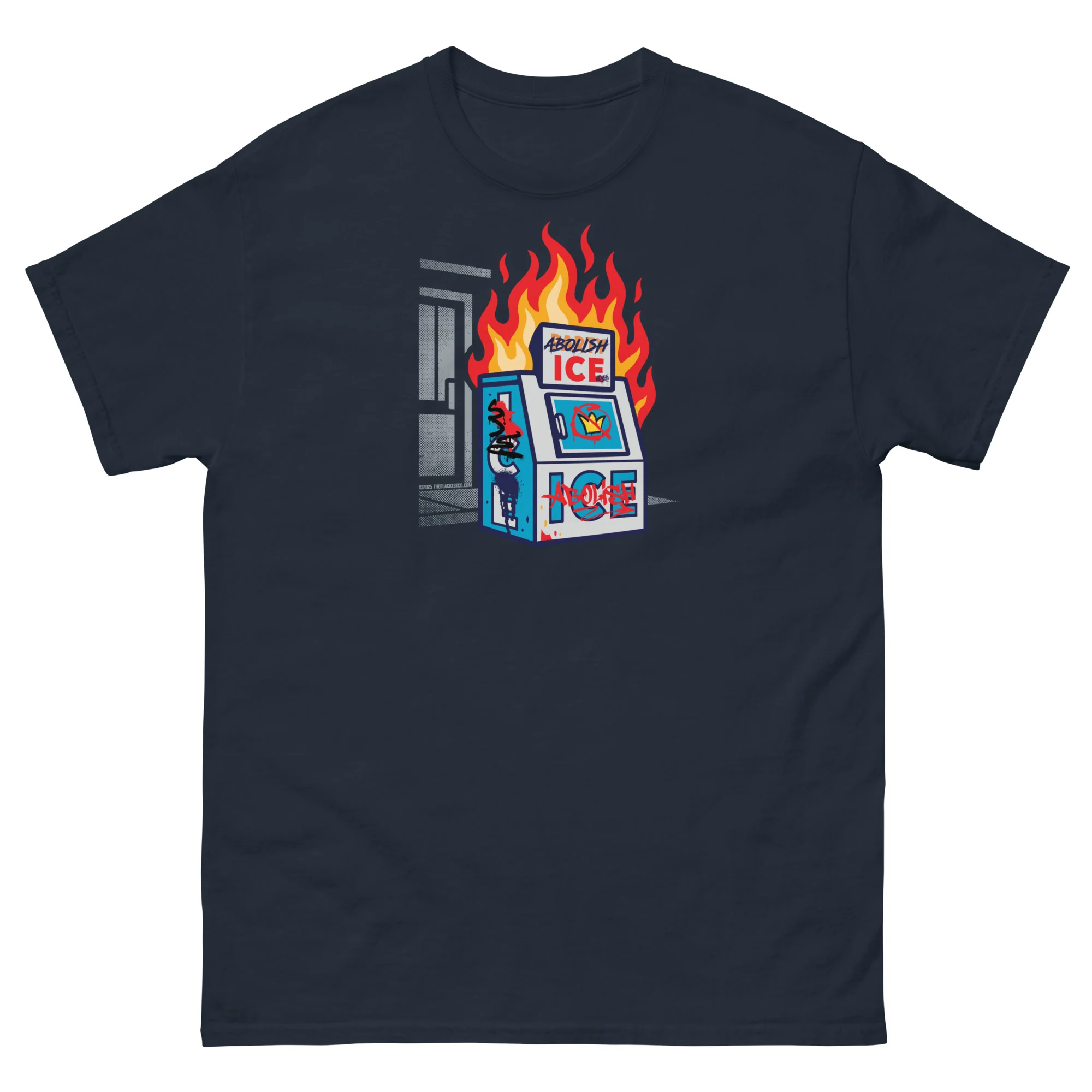 Abolish Ice Unisex Staple T-Shirt - Image 4