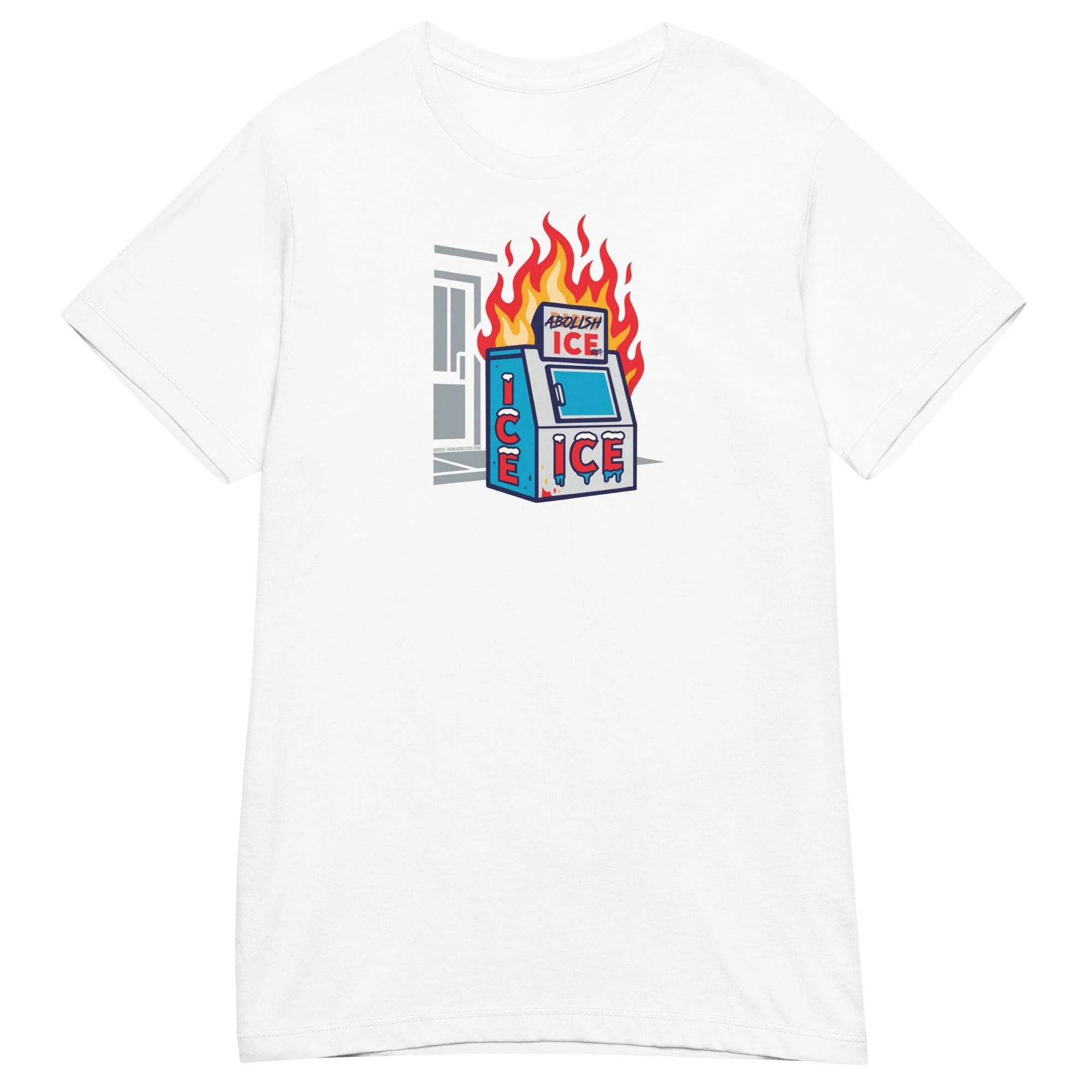 Abolish ICE Women’s Softstyle T-Shirt - Image 3