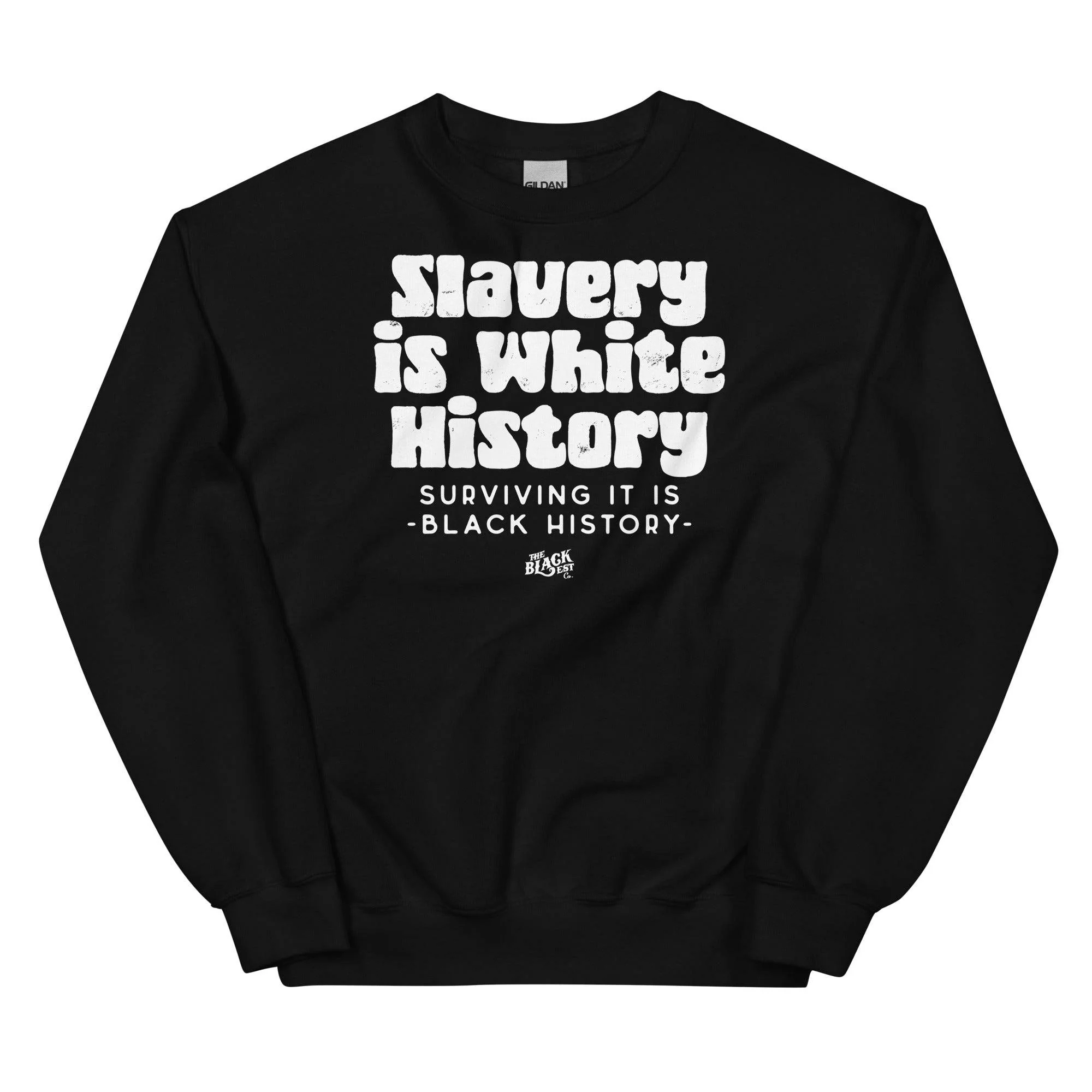 ALLY VERSION Slavery Is White History Sweatshirt