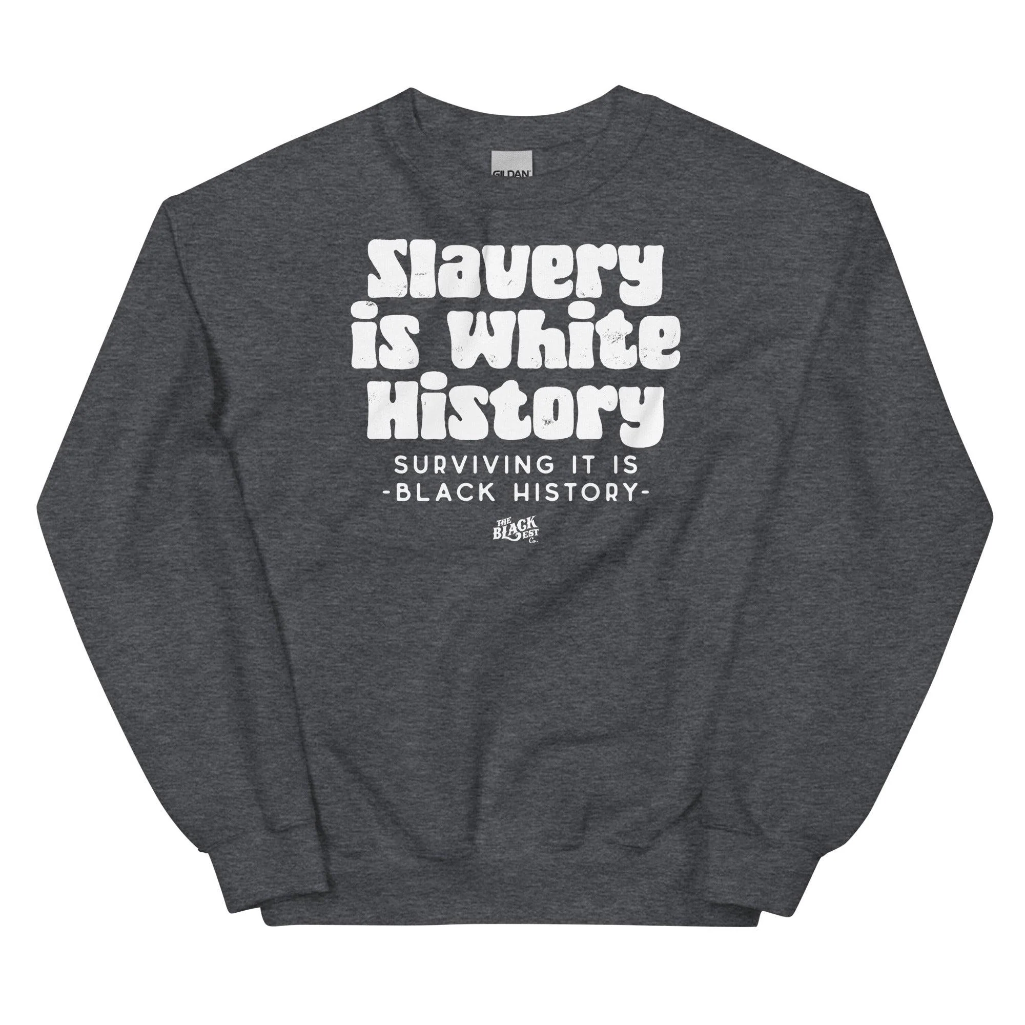 ALLY VERSION Slavery Is White History Sweatshirt - Image 4