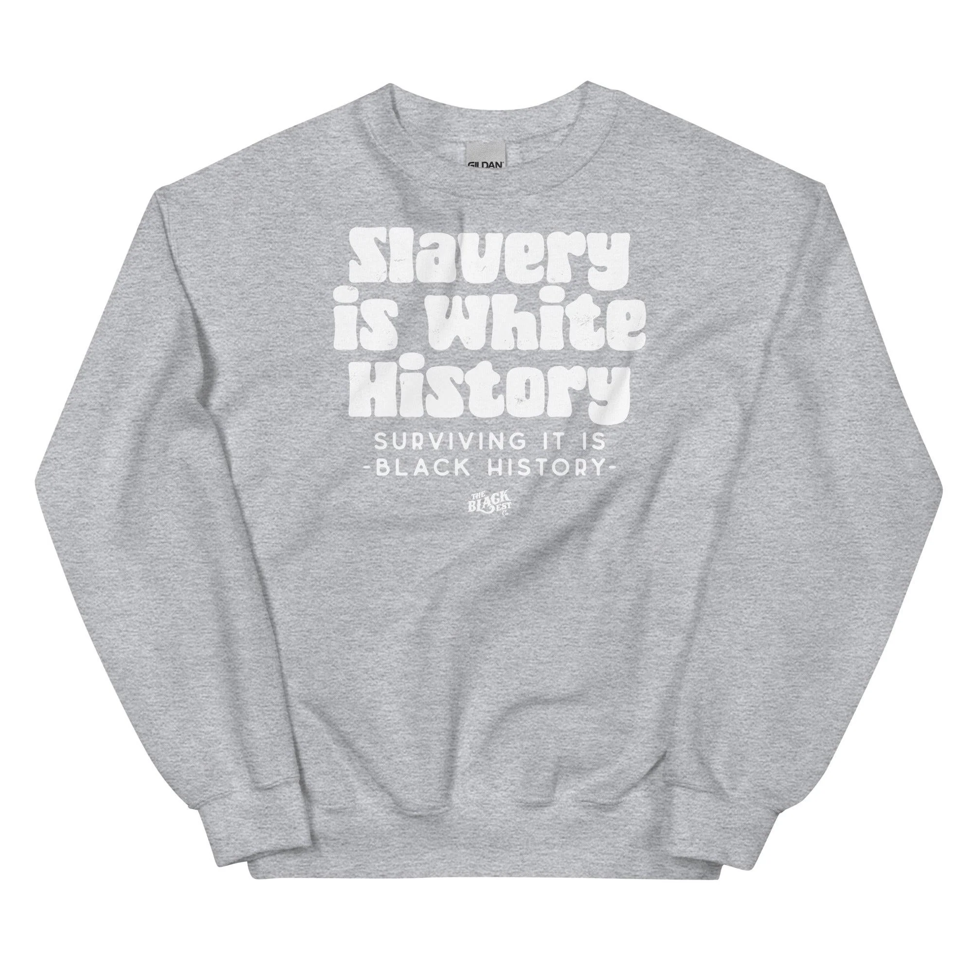 ALLY VERSION Slavery Is White History Sweatshirt - Image 7