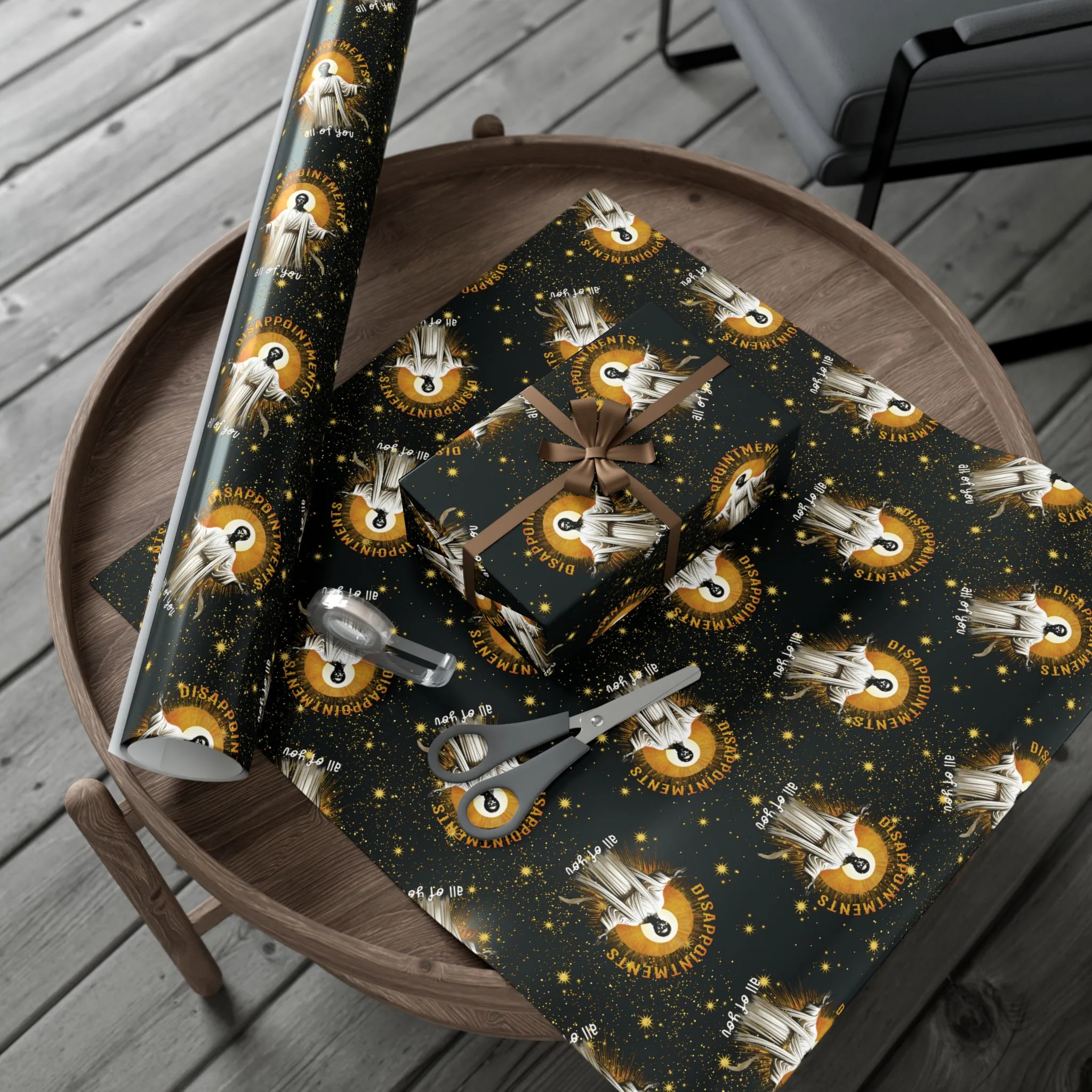 Black Jesus Disappointments All Of You Gift Wrapping Paper - Image 3