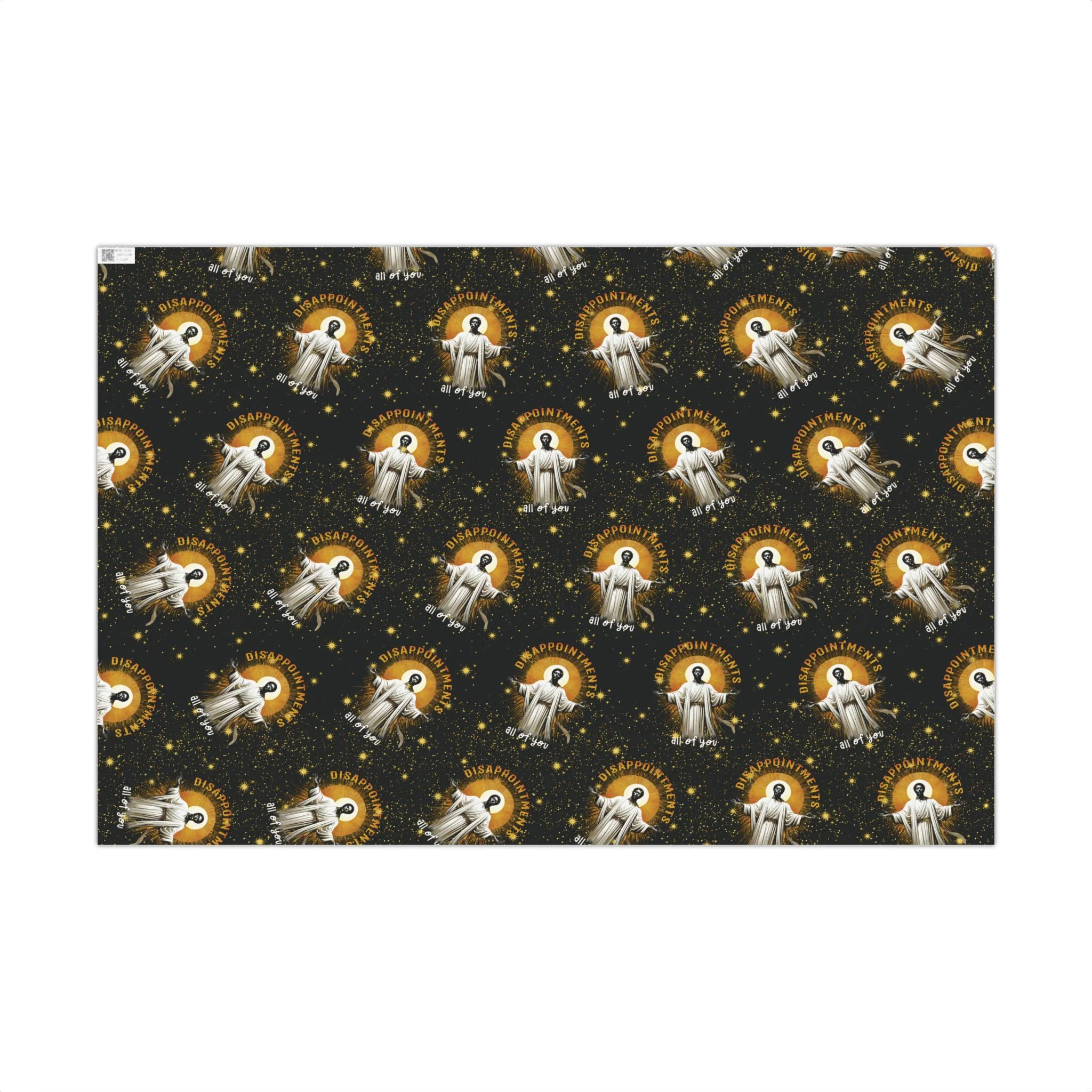 Black Jesus Disappointments All Of You Gift Wrapping Paper - Image 4