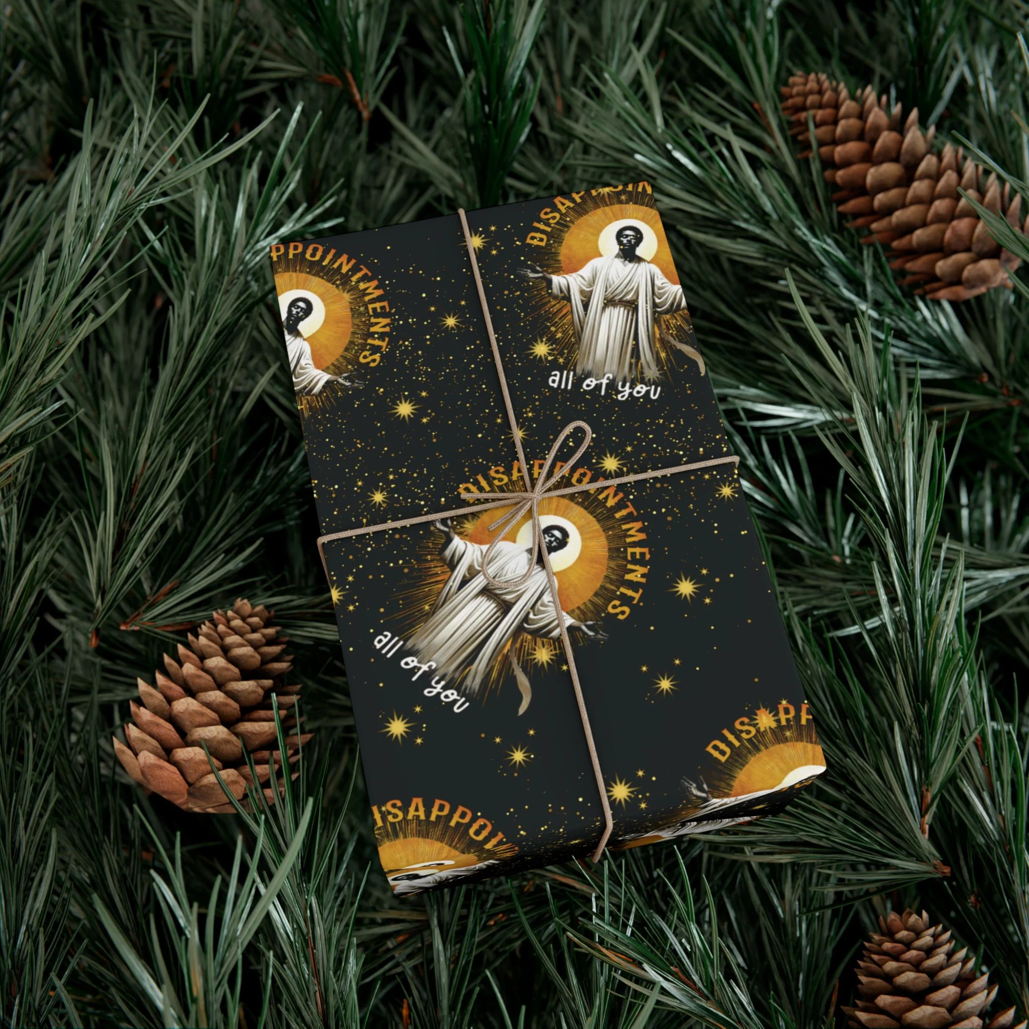 Black Jesus Disappointments All Of You Gift Wrapping Paper - Image 7