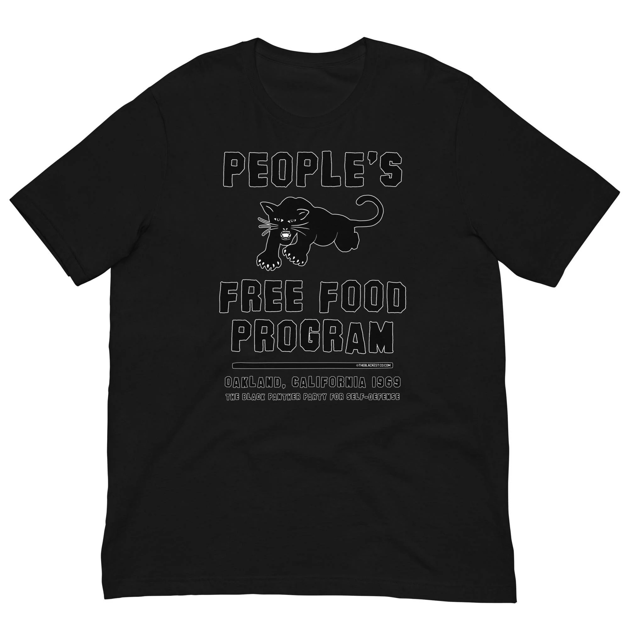 Black On Black BPP Free Food Program Fashion Unisex T-shirt