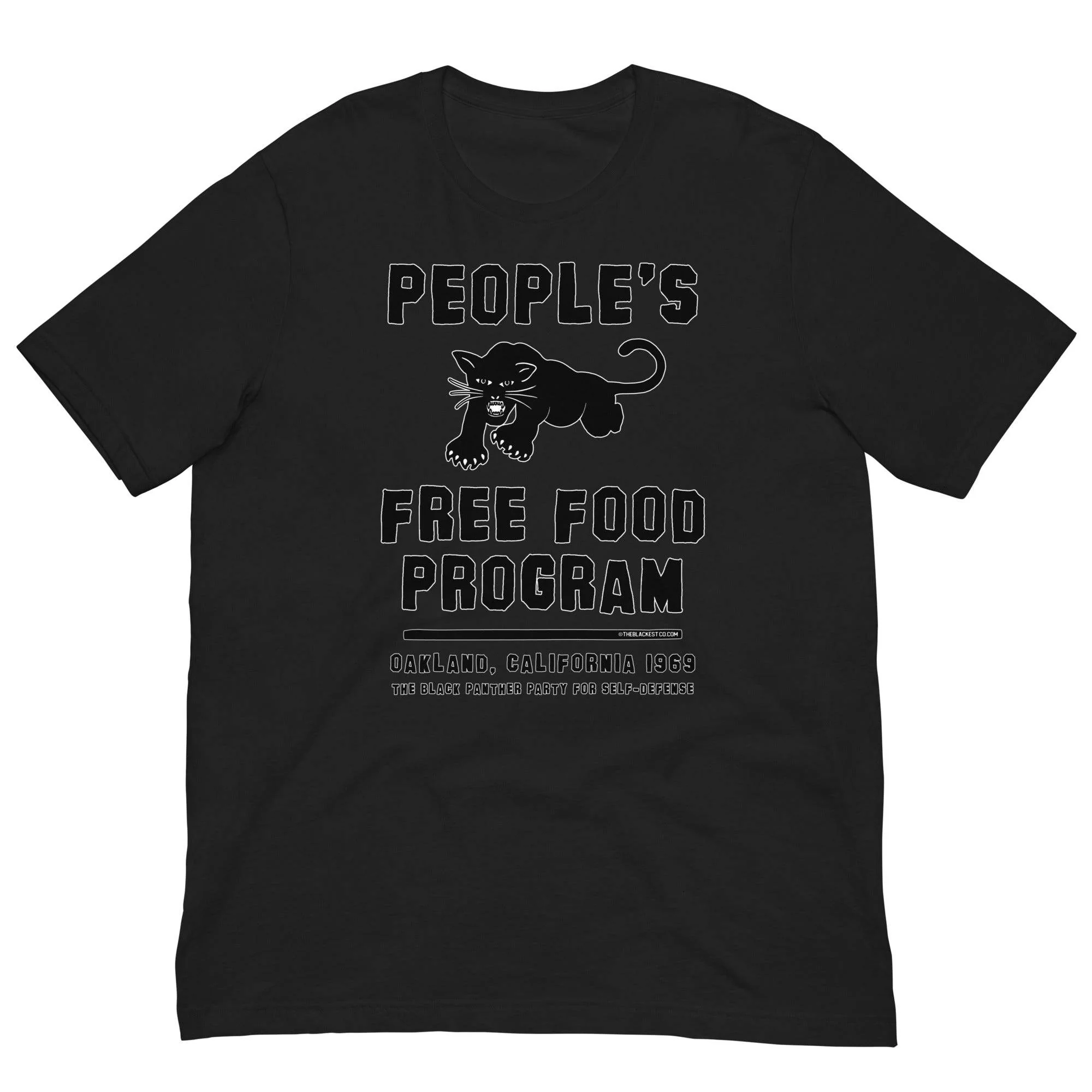 Black On Black BPP Free Food Program Fashion Unisex T-shirt - Image 6