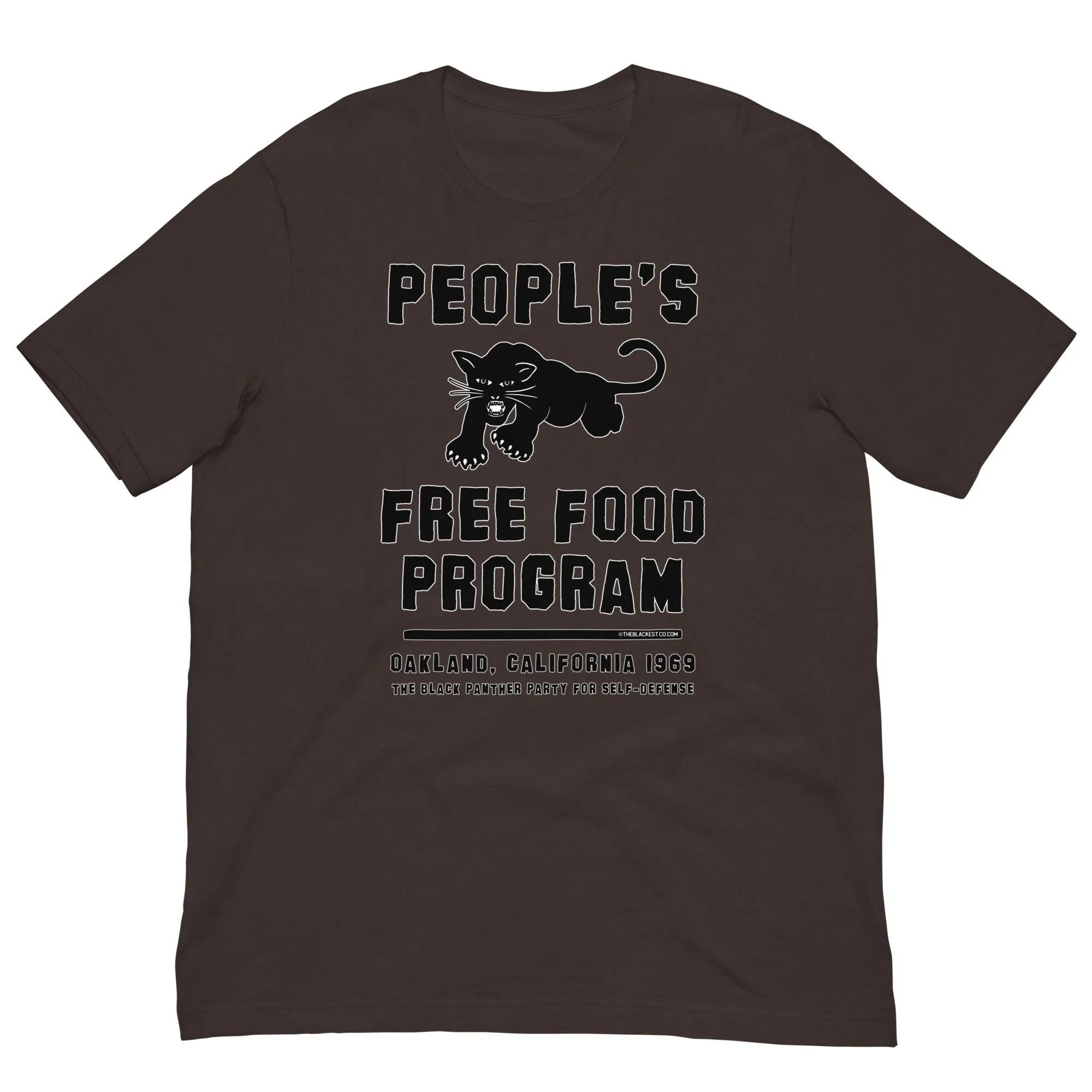 Black On Black BPP Free Food Program Fashion Unisex T-shirt - Image 7