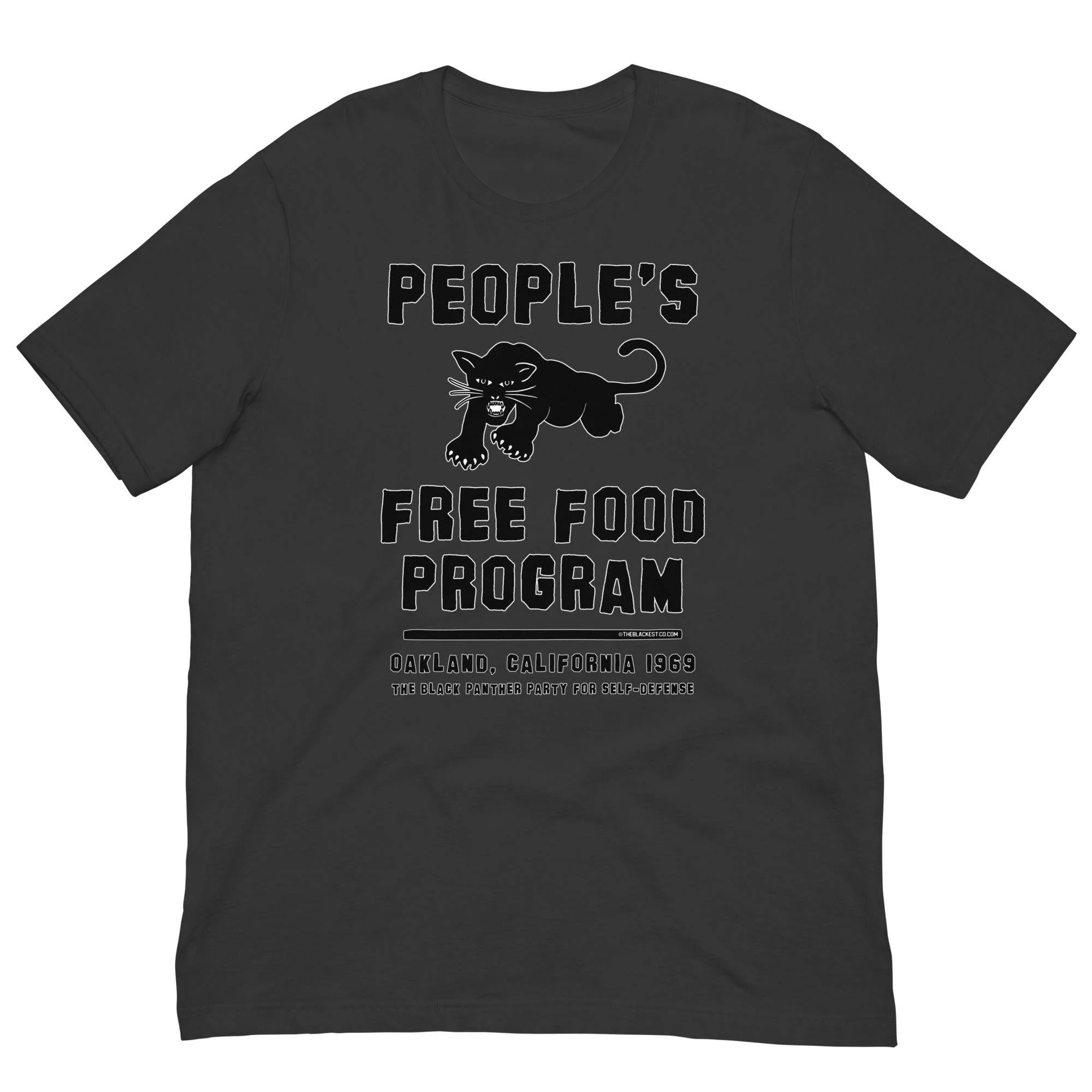 Black On Black BPP Free Food Program Fashion Unisex T-shirt - Image 8