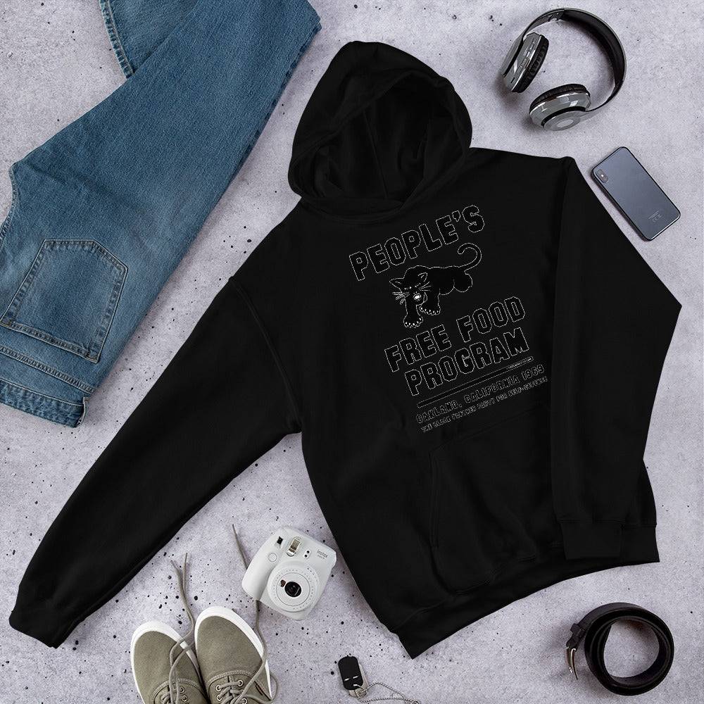 Black On Black BPP Free Food Program Staple Hoodie - Image 4