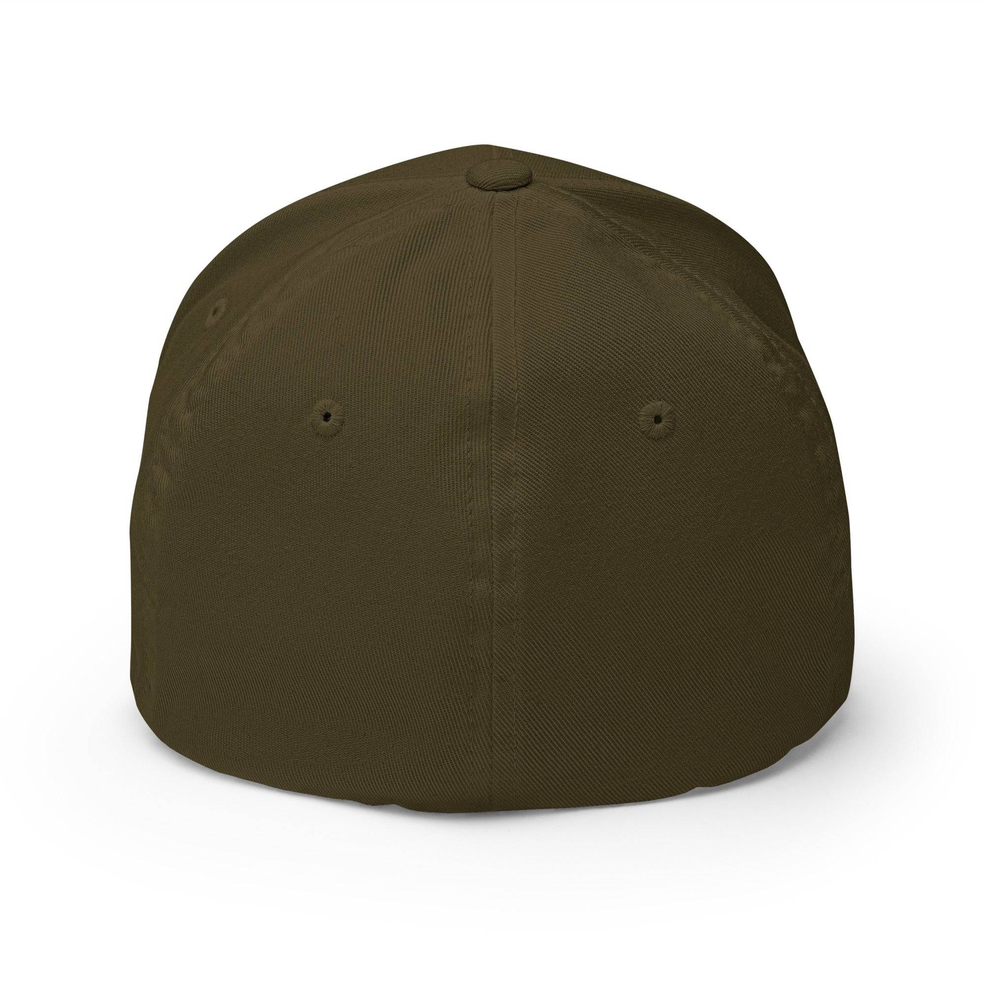 Black On Black Power Fist | Flexfit Structured Cap by TheBlackest Co. - Image 5