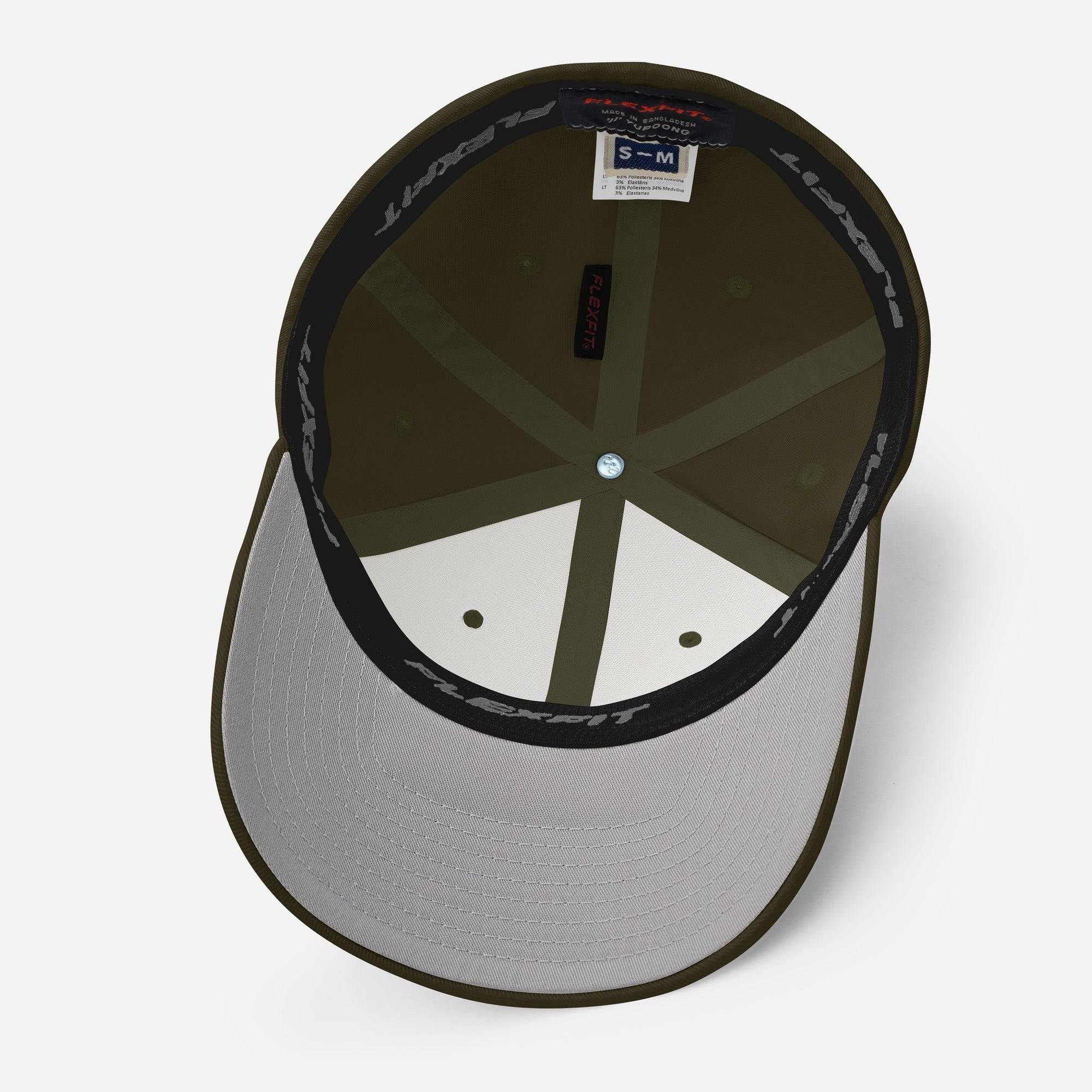 Black On Black Power Fist | Flexfit Structured Cap by TheBlackest Co. - Image 6