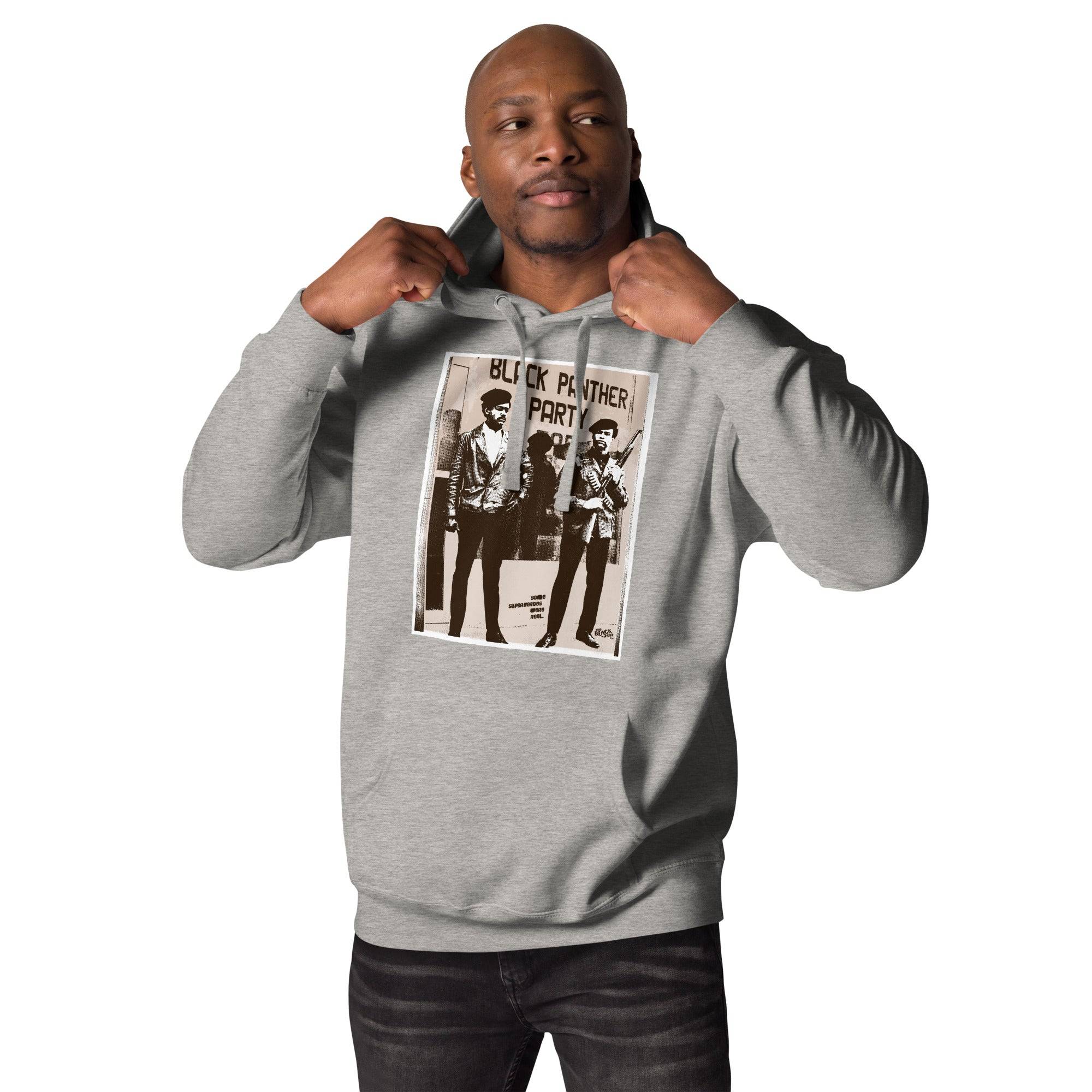 Black Panther Party Vintage Picture Premium Hoodie - Image 3
