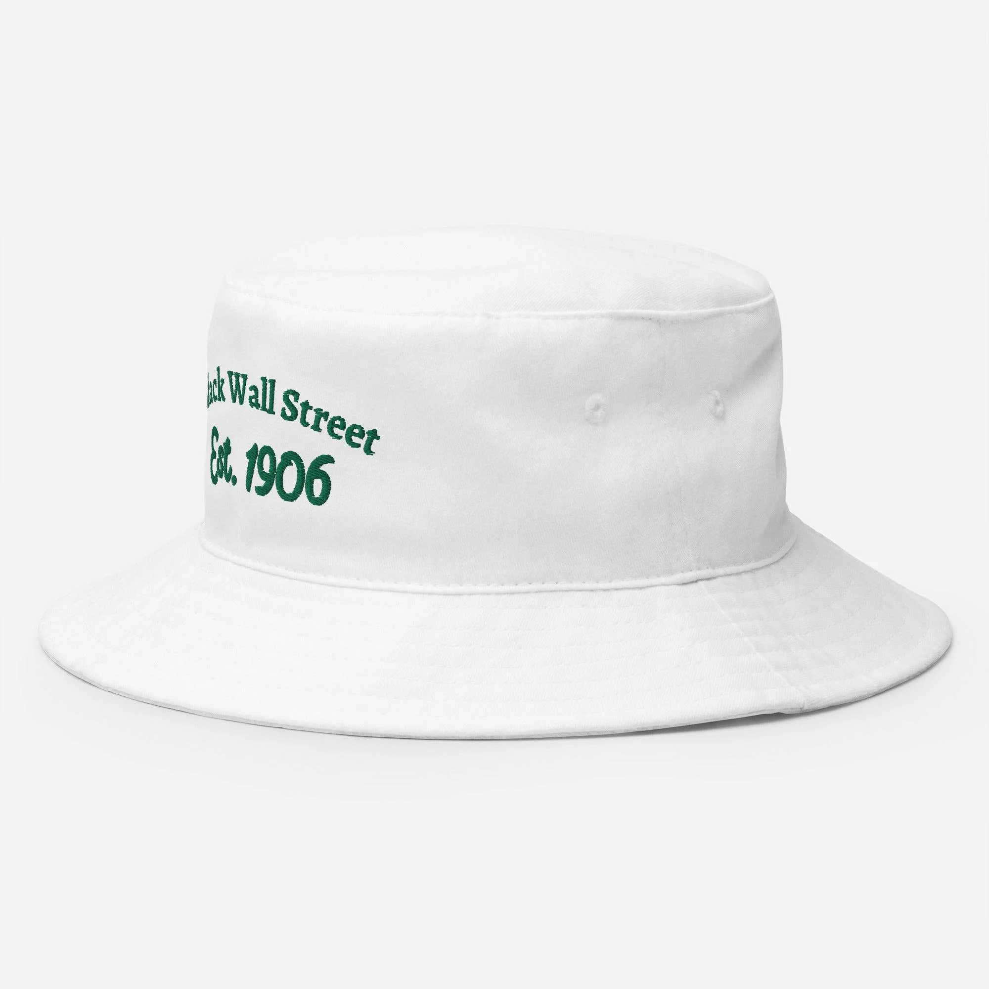 Black Wall Street 1609 Embroidered Bucket Hat - Image 2