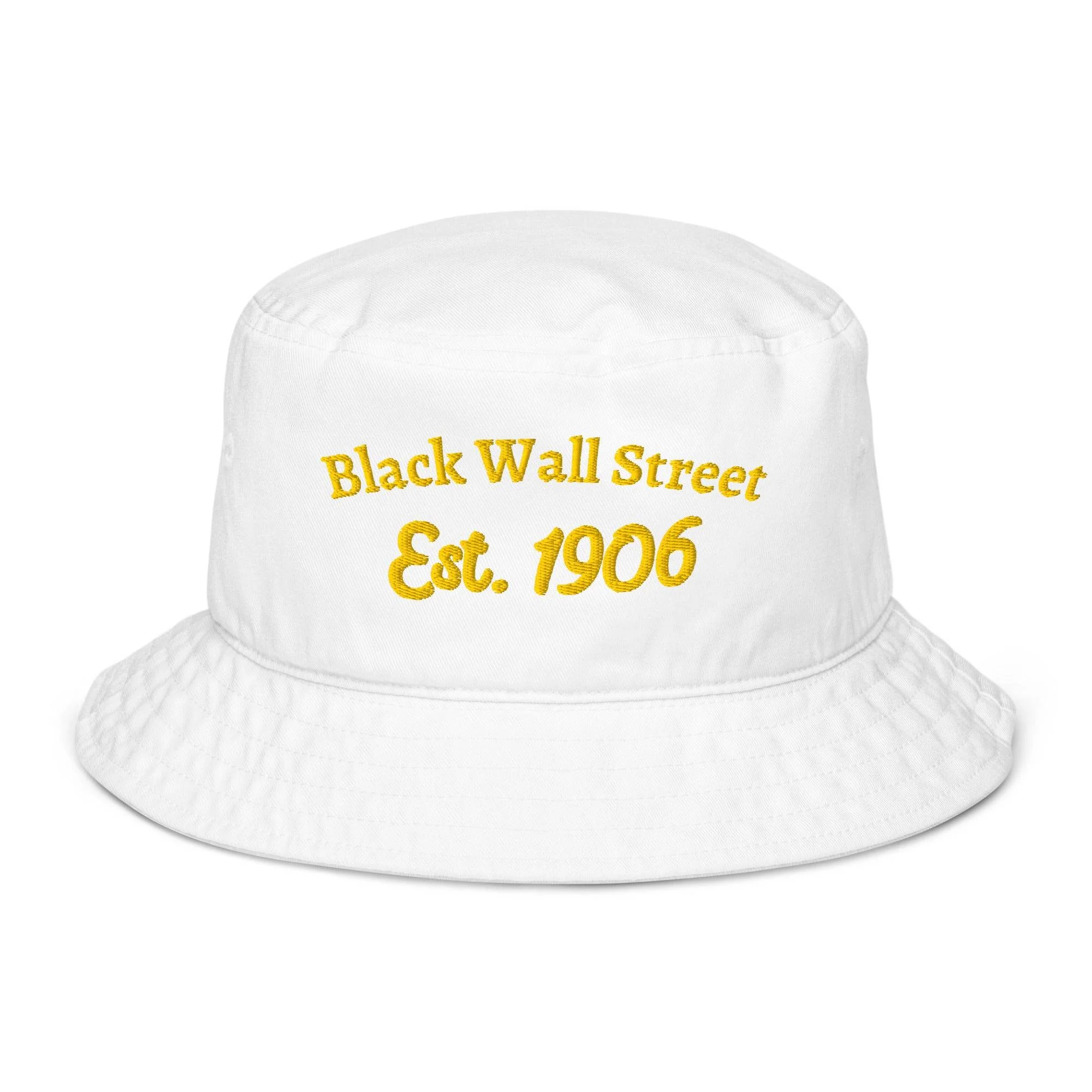 Black Wall Street 1906 Premium Organic Bucket Hat