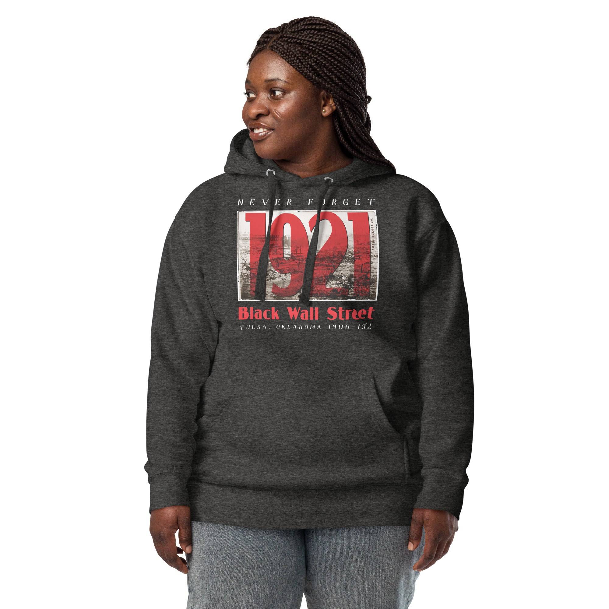 Black Wall Street 1921 Premium Hoodie - Image 2