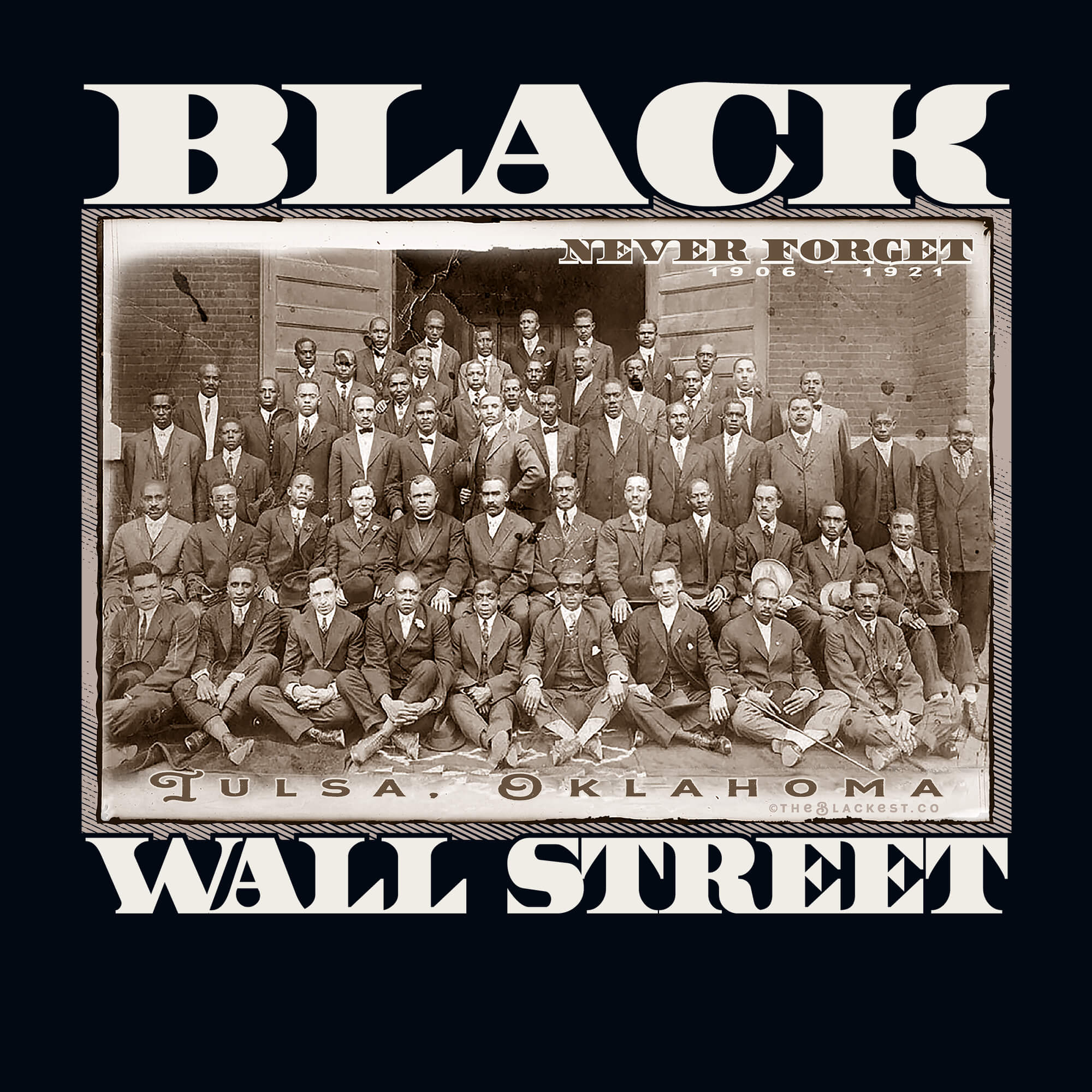 Black Wall Street | Never Forget Unisex T-Shirt