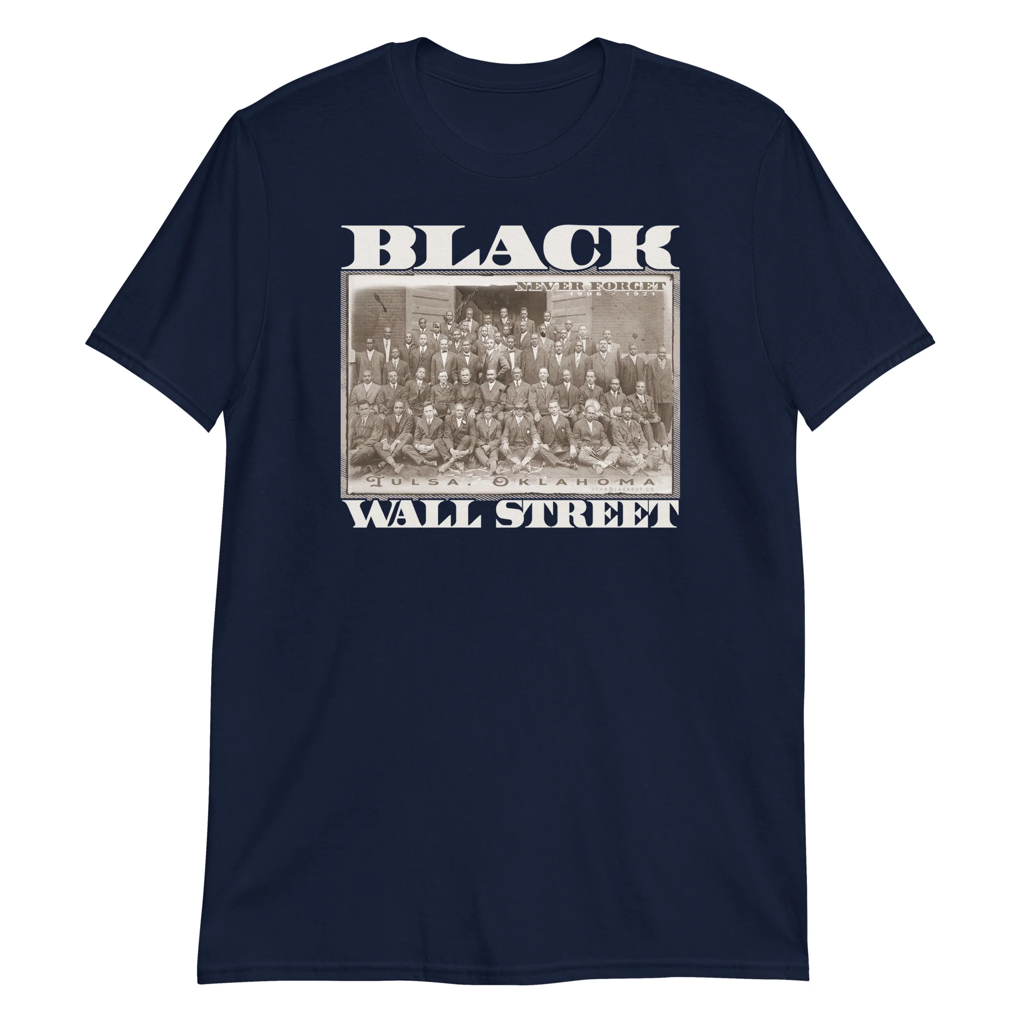 Black Wall Street | Never Forget Unisex T-Shirt - Image 5
