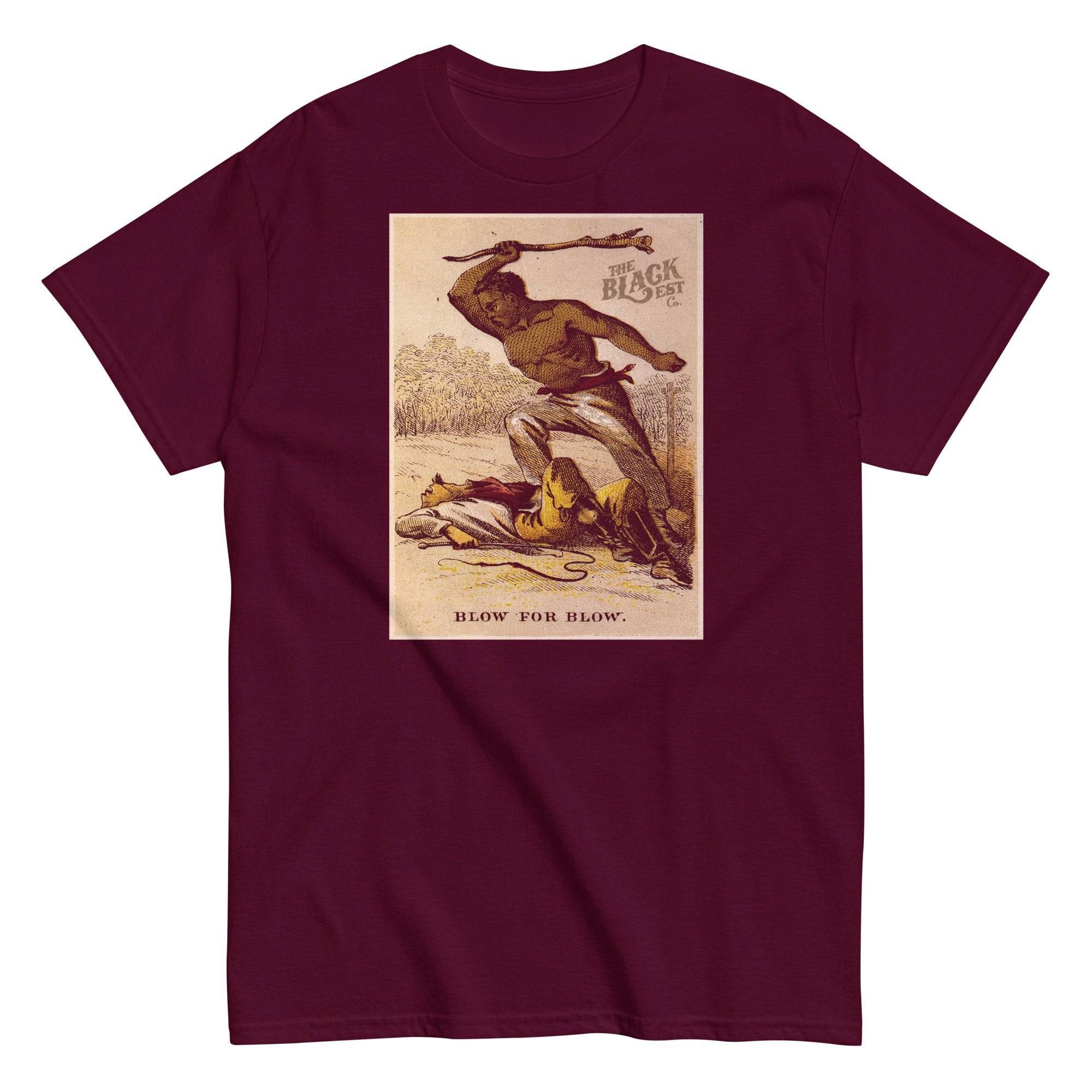 Blow For Blow Unisex Cotton T-Shirt – 1863 Slave Resistance - Image 3