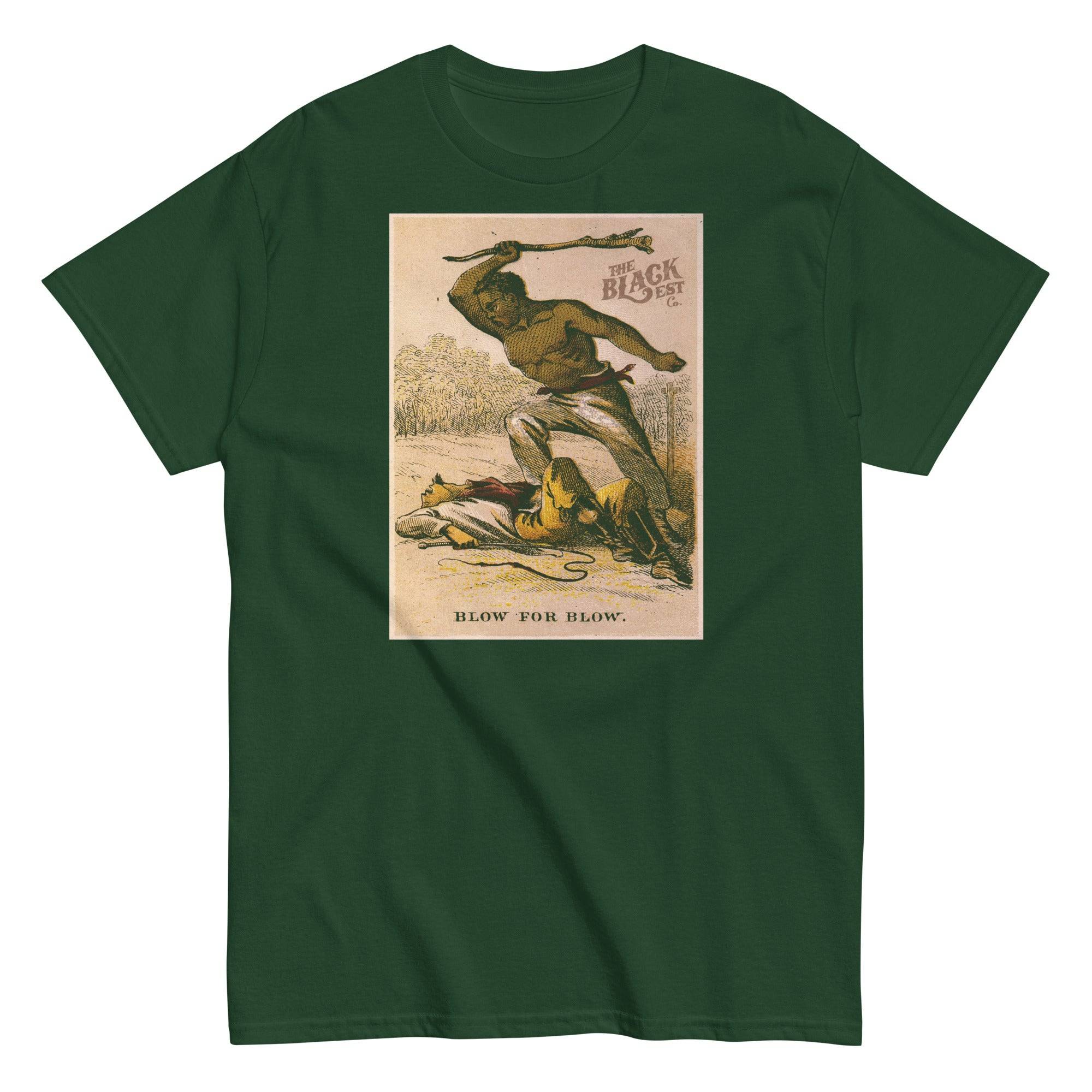 Blow For Blow Unisex Cotton T-Shirt – 1863 Slave Resistance - Image 5