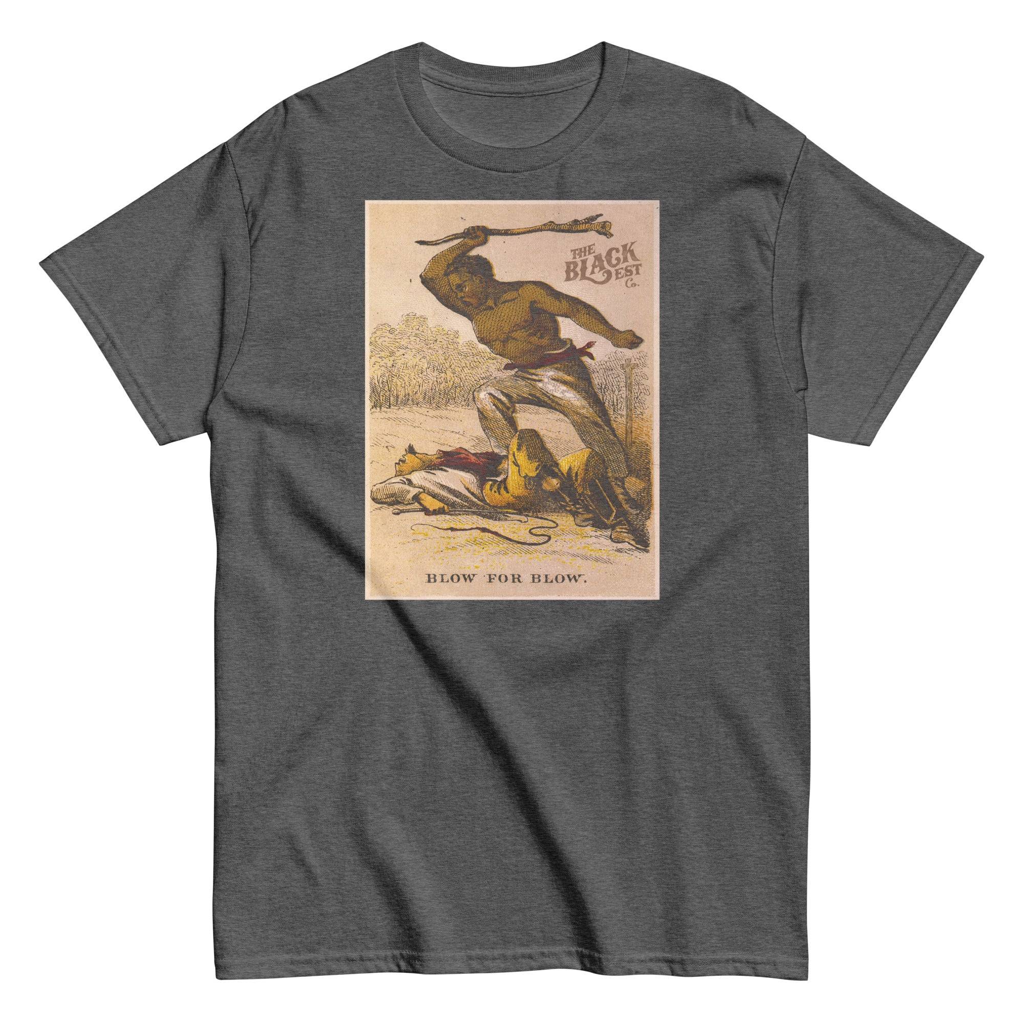 Blow For Blow Unisex Cotton T-Shirt – 1863 Slave Resistance - Image 7