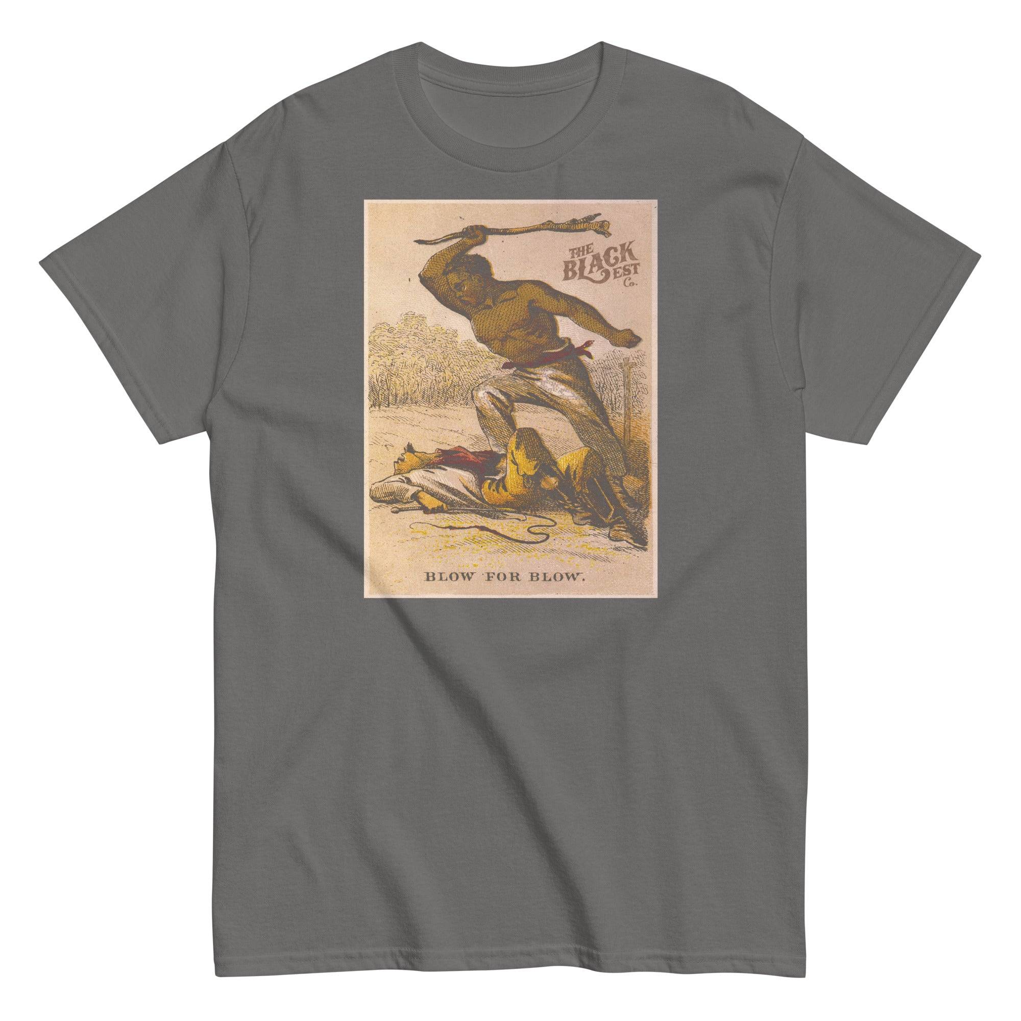 Blow For Blow Unisex Cotton T-Shirt – 1863 Slave Resistance - Image 8