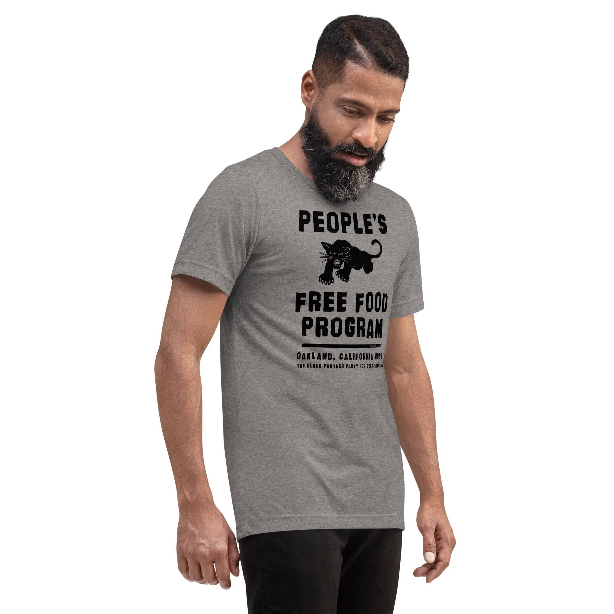 BPP People's Free Food Program Unisex Tri-Blend T Shirt - Image 3