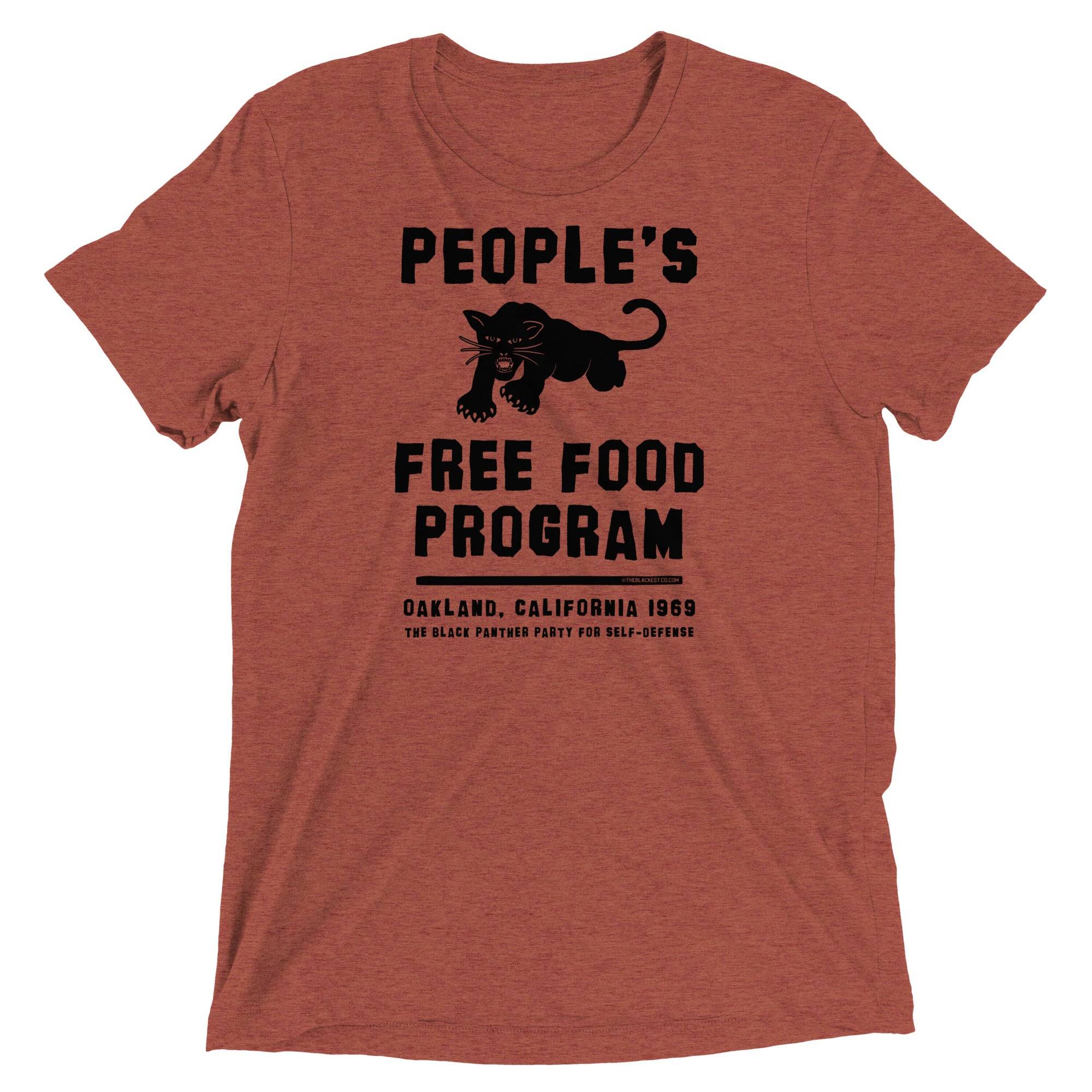 BPP People's Free Food Program Unisex Tri-Blend T Shirt - Image 4