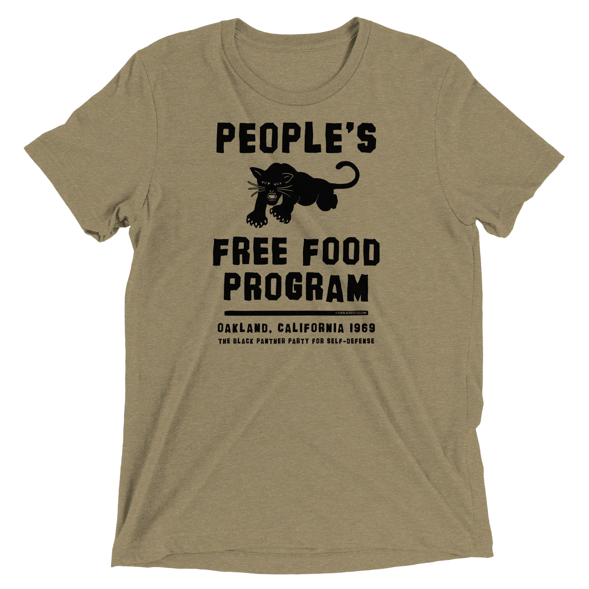 BPP People's Free Food Program Unisex Tri-Blend T Shirt - Image 5