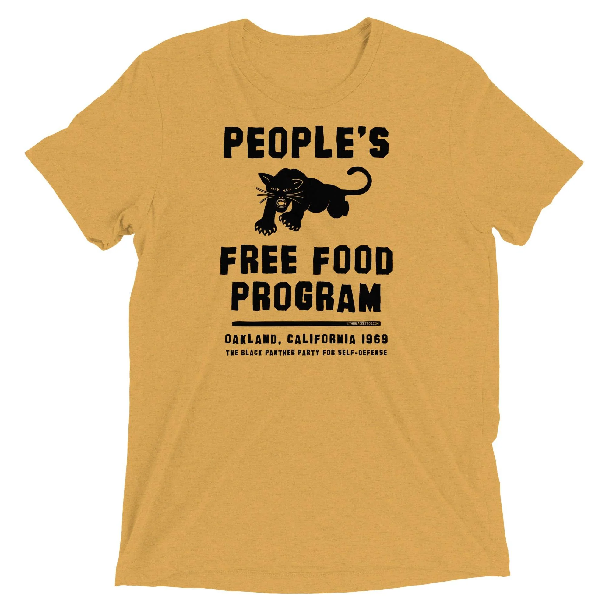 BPP People's Free Food Program Unisex Tri-Blend T Shirt - Image 6