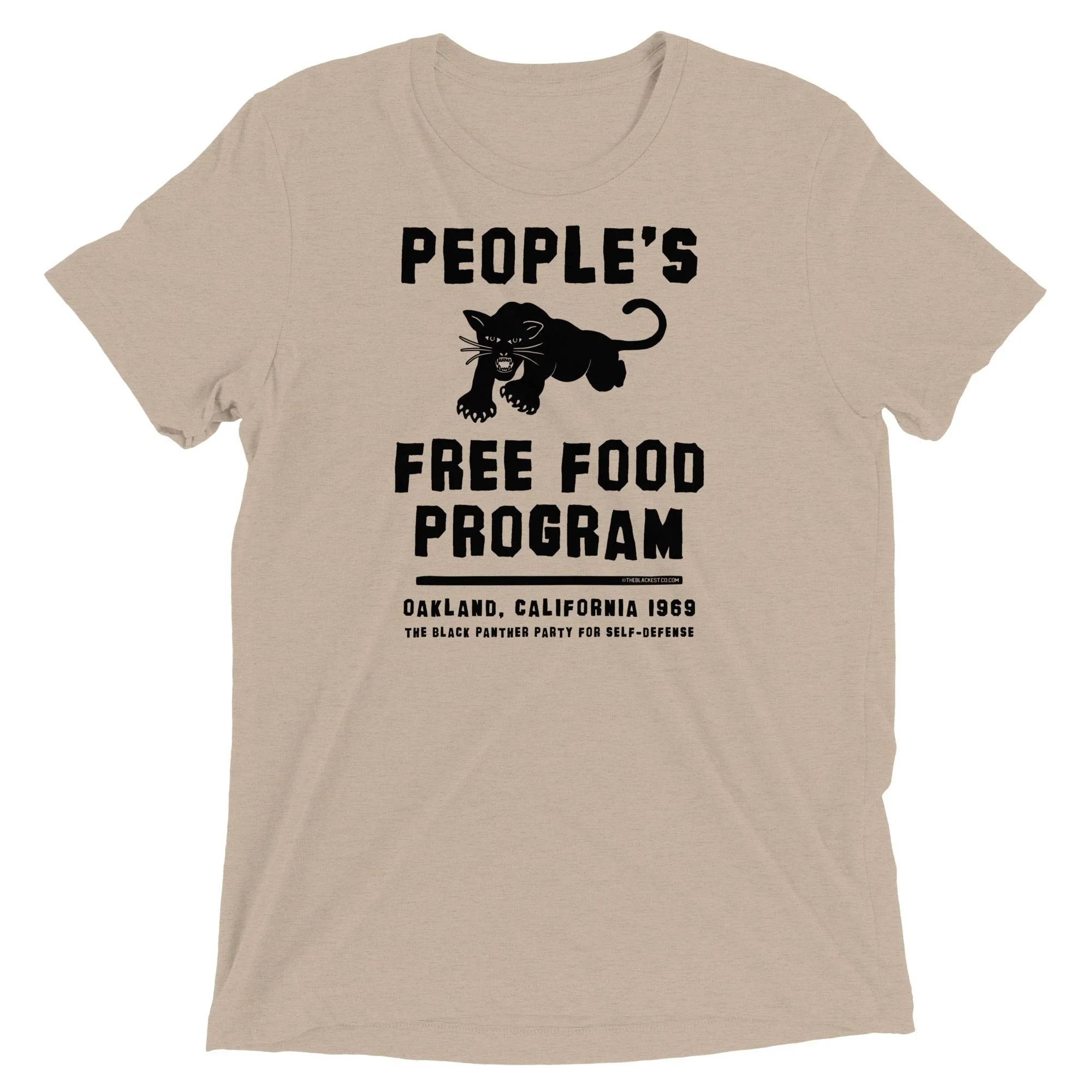 BPP People's Free Food Program Unisex Tri-Blend T Shirt - Image 7