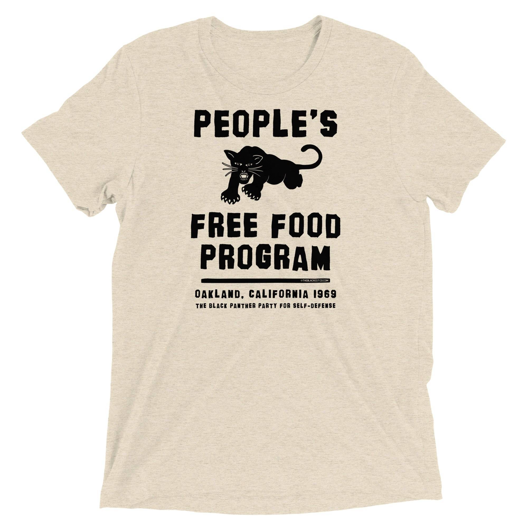 BPP People's Free Food Program Unisex Tri-Blend T Shirt - Image 8