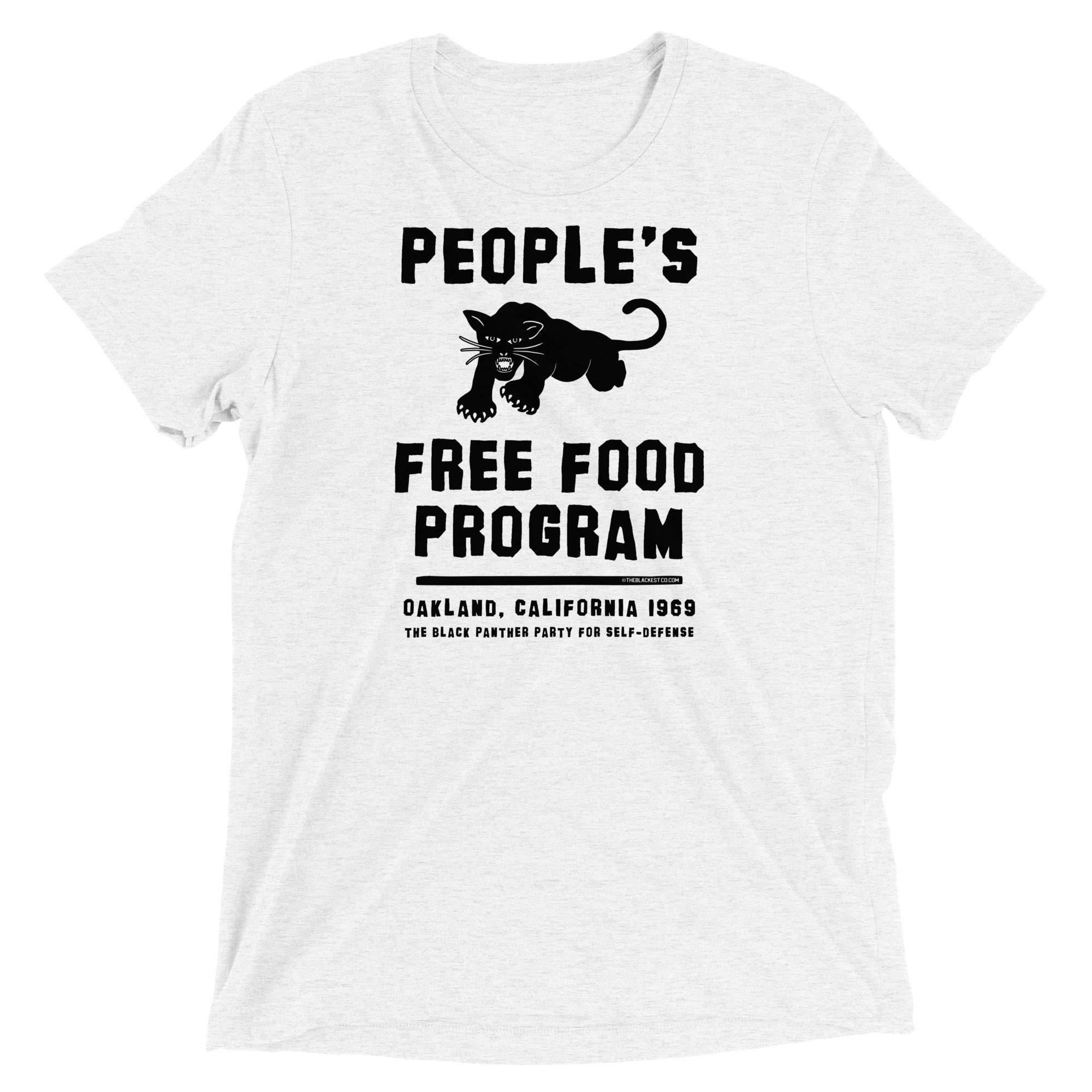 BPP People's Free Food Program Unisex Tri-Blend T Shirt - Image 9