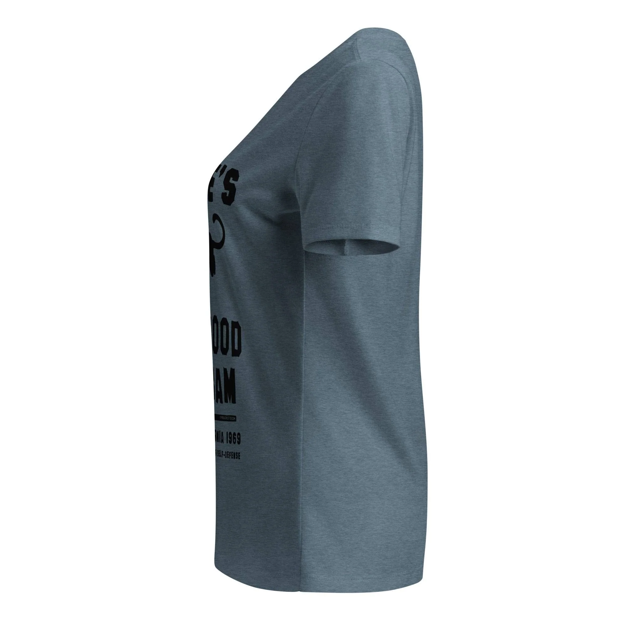 BPP People's Free Food Program Womens V-neck Tee - Image 5