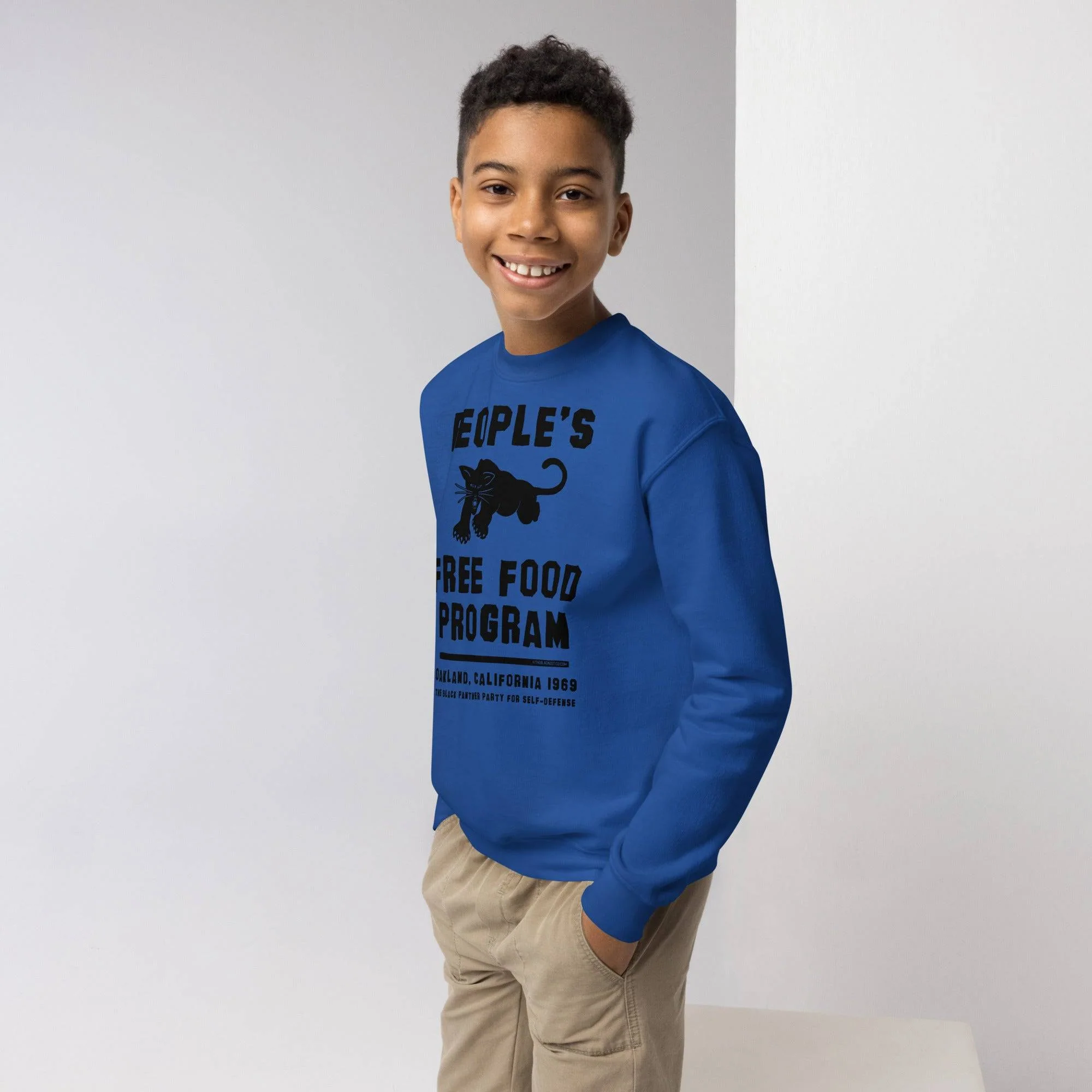 YOUTH People's Free Food Program BPP Sweatshirt - Image 2