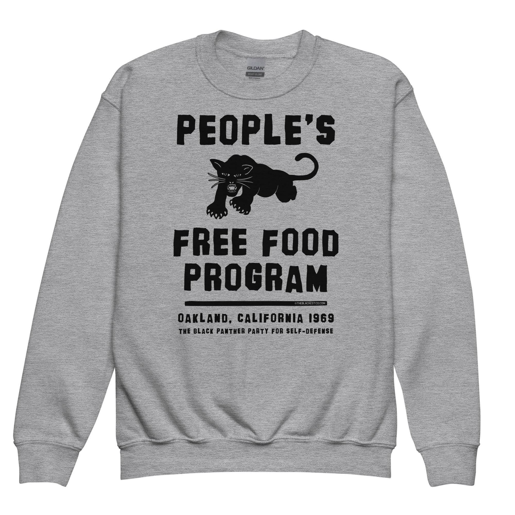 YOUTH People's Free Food Program BPP Sweatshirt - Image 6