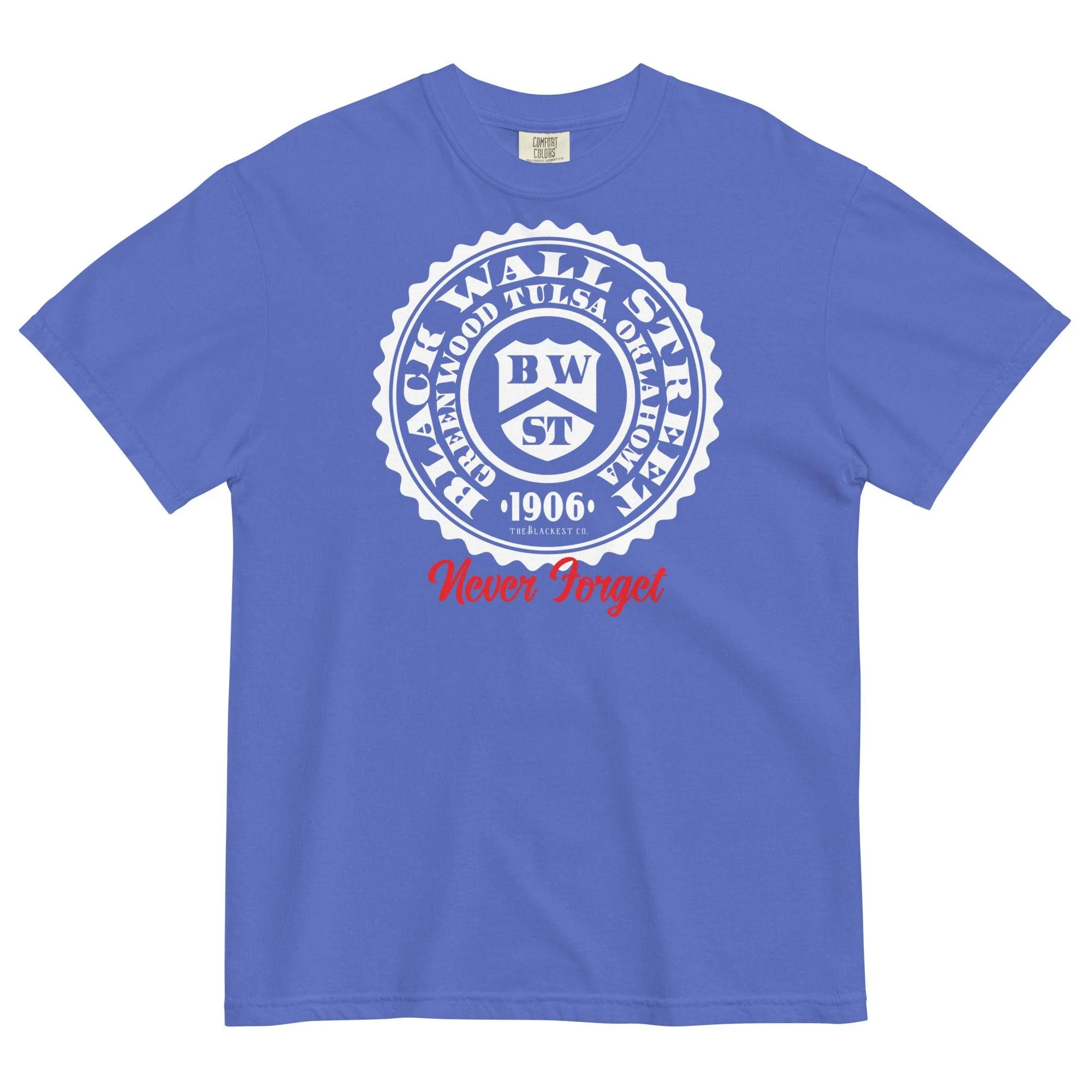Black Wall Street Seal Premium Mens Tee - Image 6