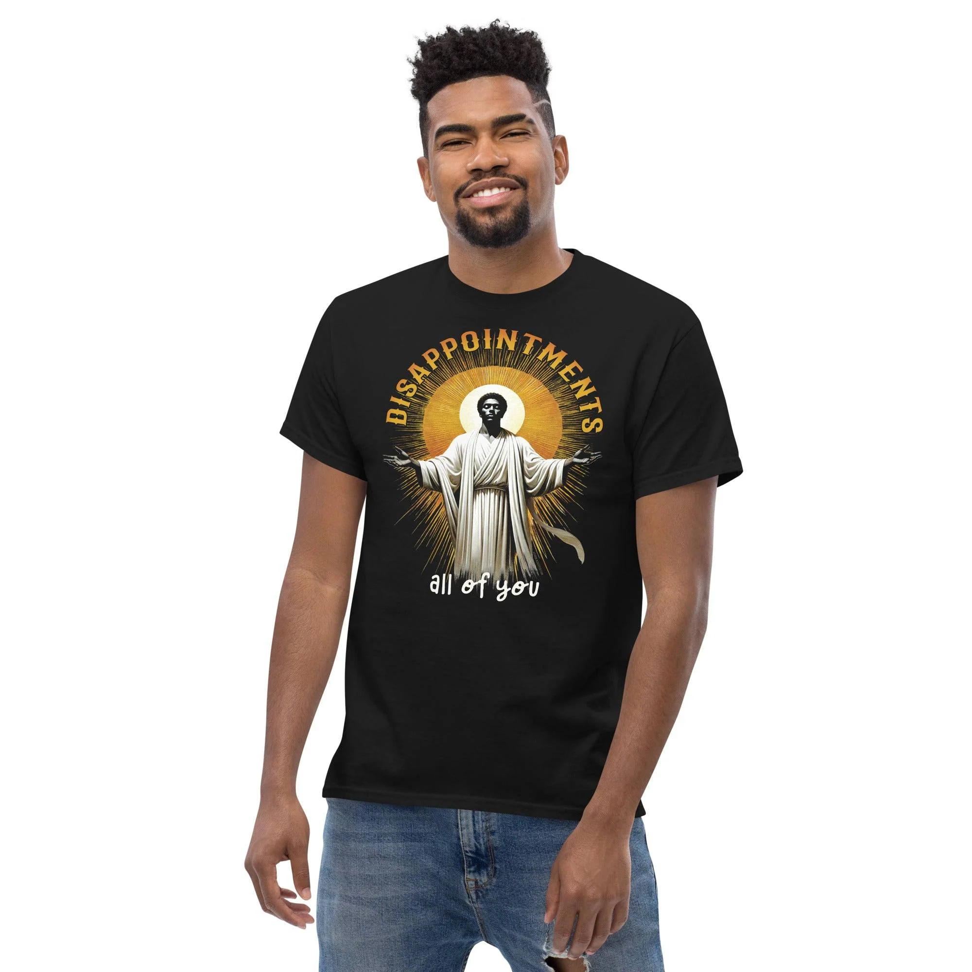 Disappointments All Of You Black Jesus T-Shirt | Up to 5X - Image 3