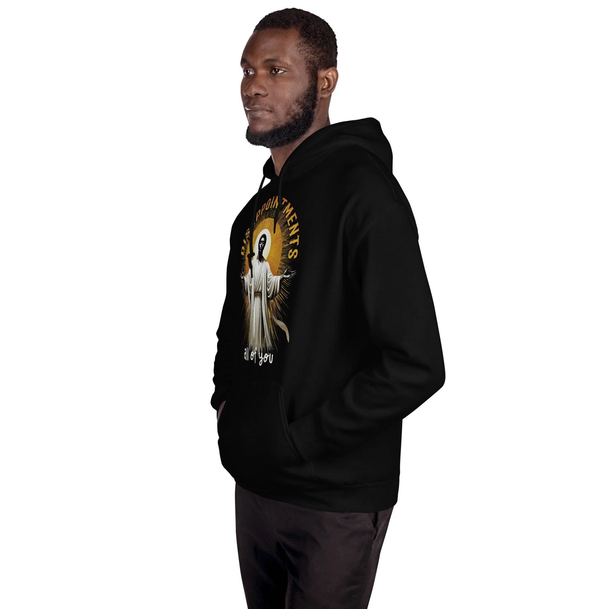 Disappointments All of You Black Jesus Unisex Hoodie - Image 5