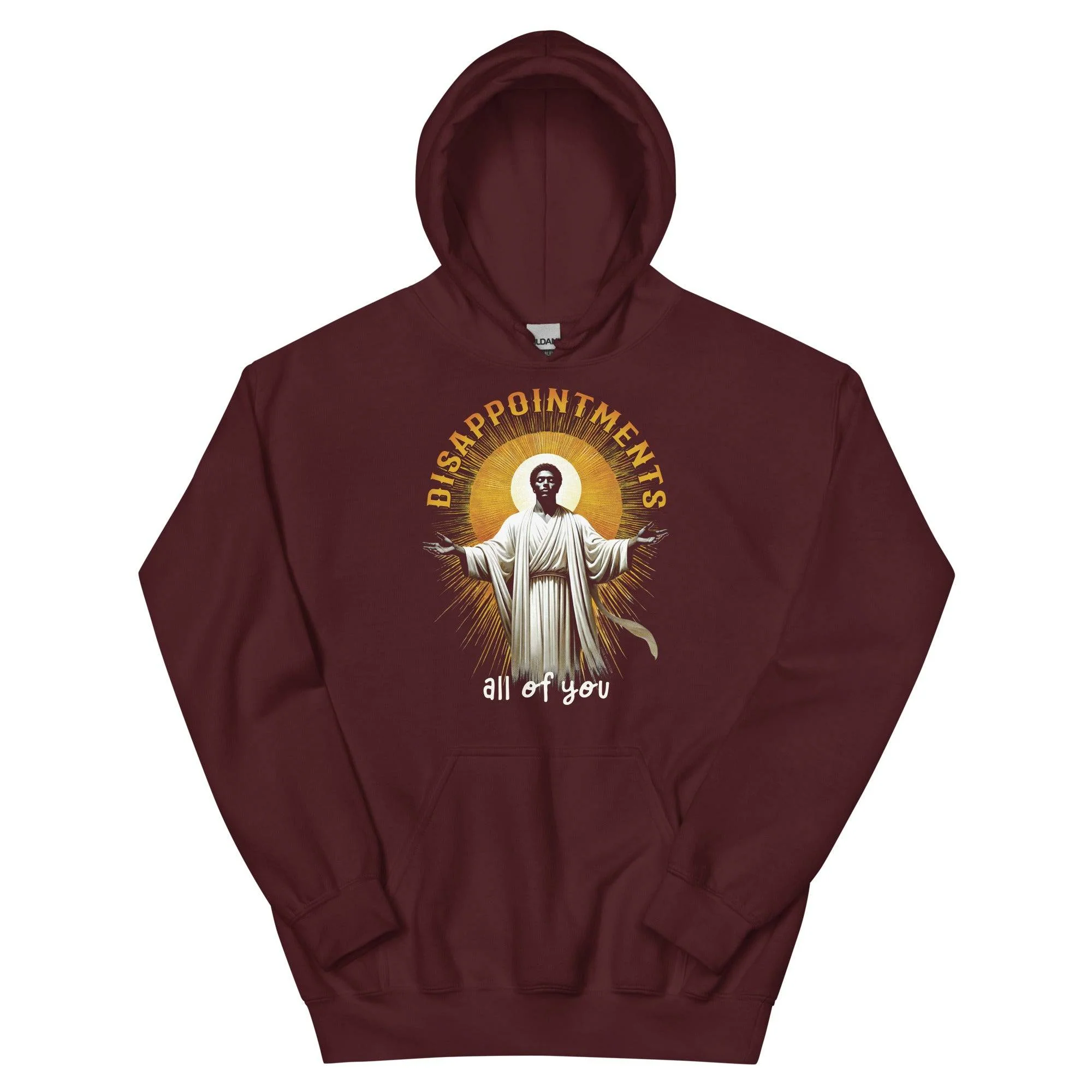 Disappointments All of You Black Jesus Unisex Hoodie - Image 7