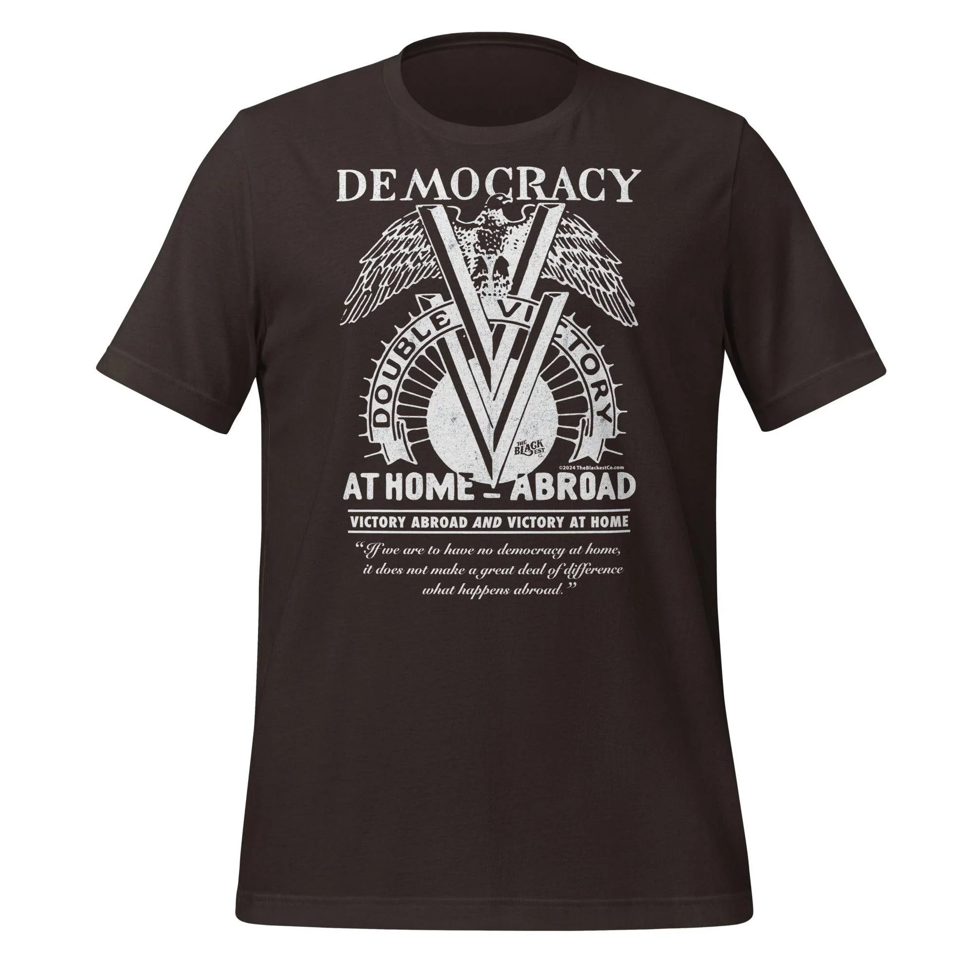 Double V Campaign WWII Black Soldiers Fashion T-Shirt - Image 10